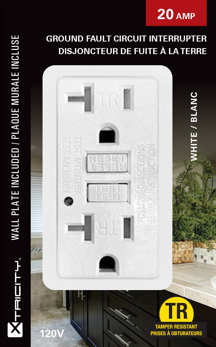 GFCI  20-AMP 120V - Tamper Resistant