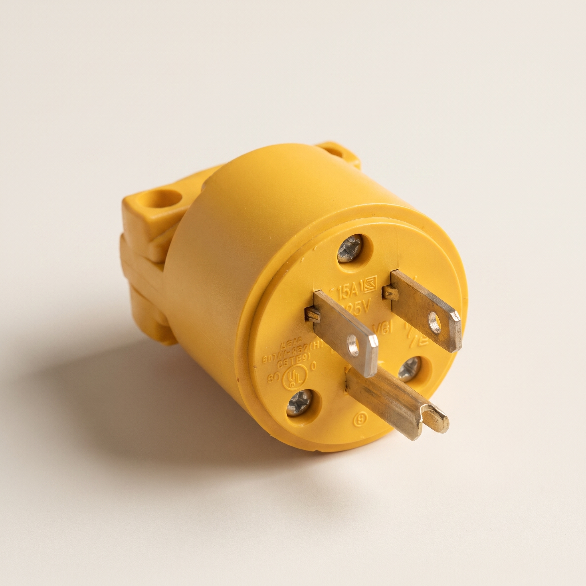 15A 3-Prong Male Plug (Replacement)