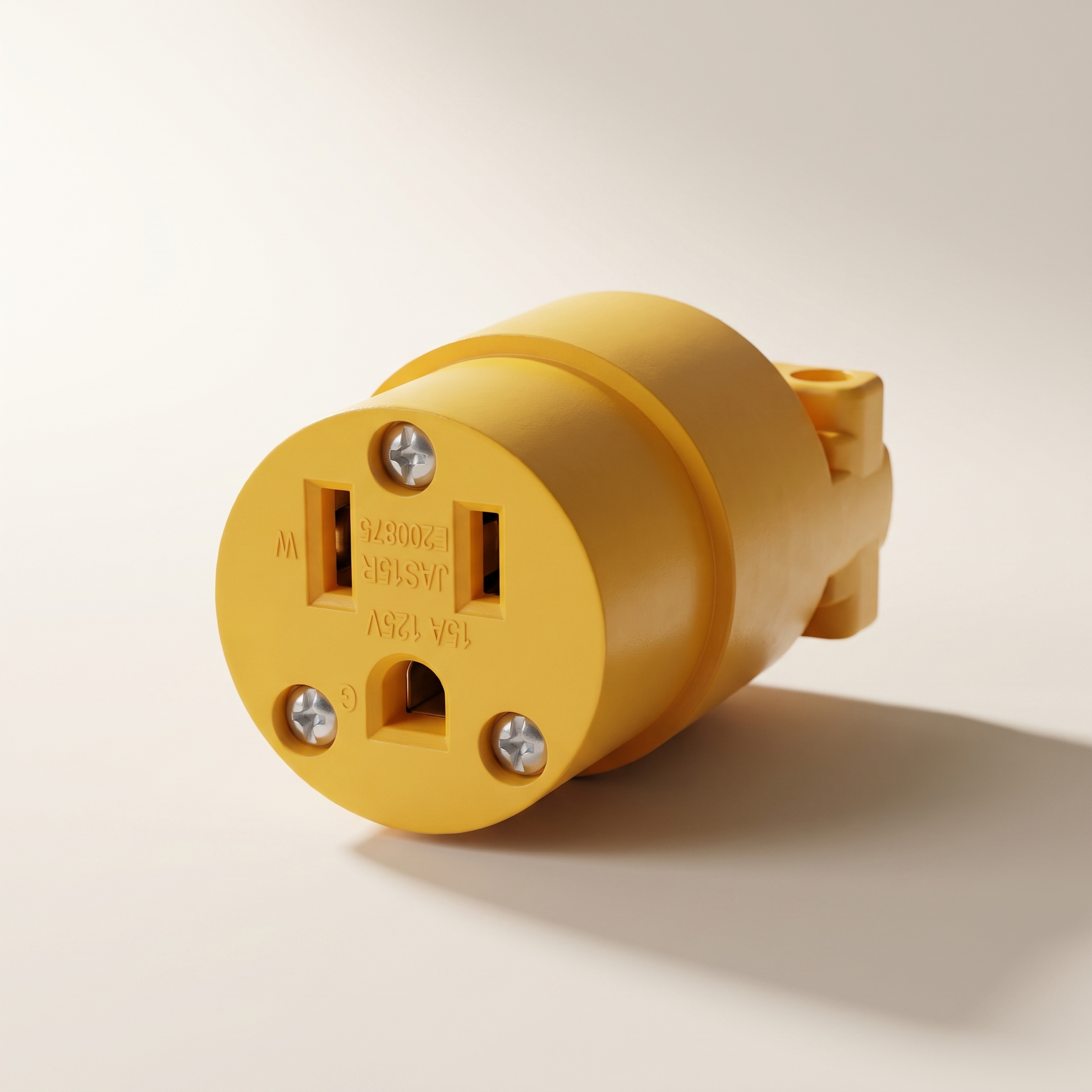 15 Amp Female U-Ground Connector