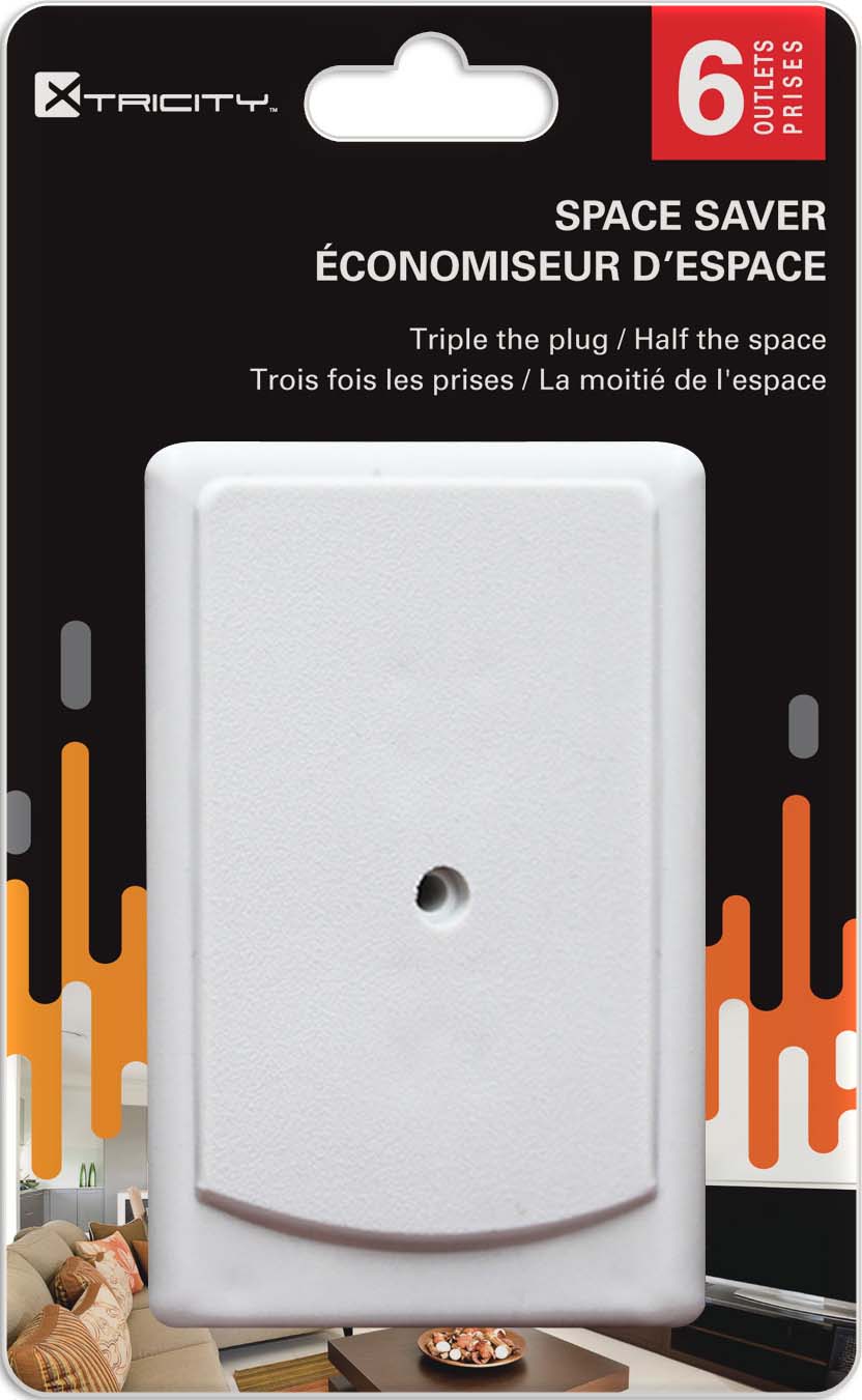Multiplus 6-outlets for tight spaces 1cd