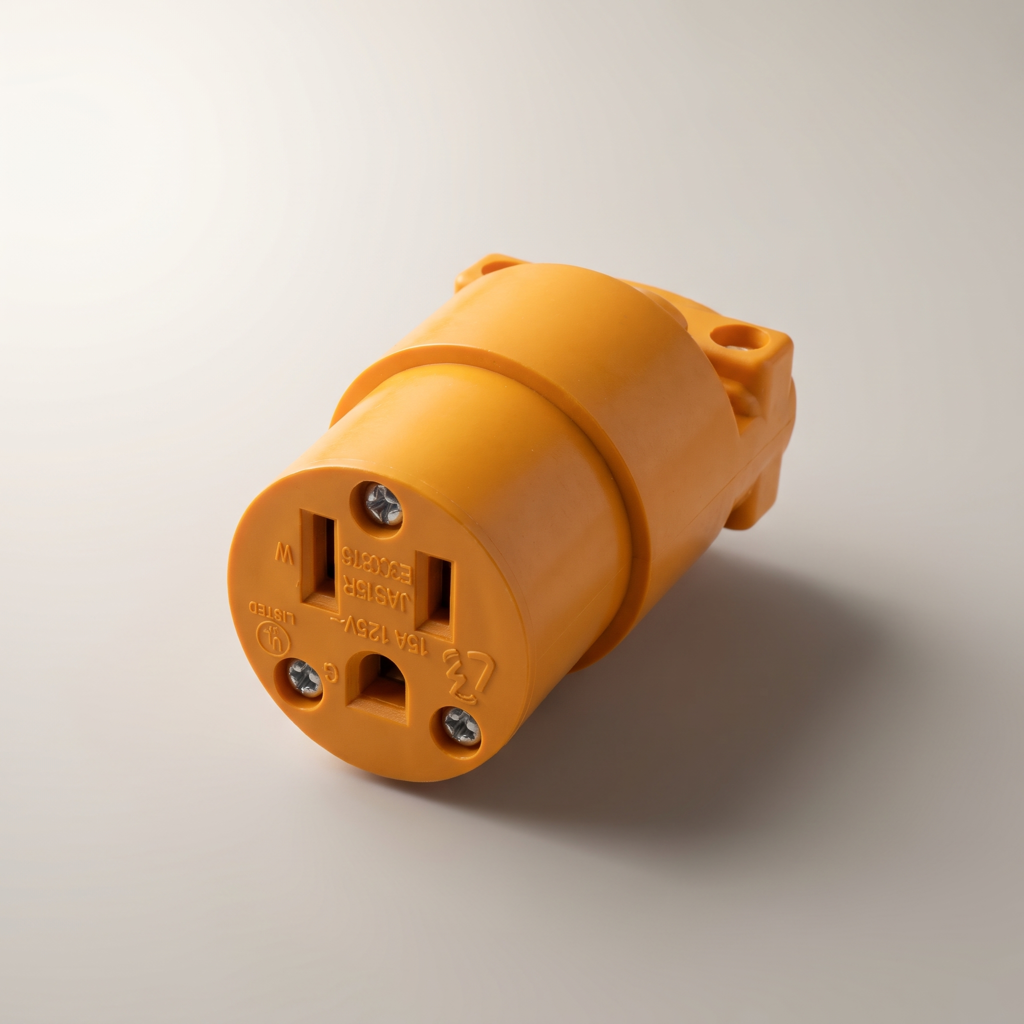 15 Amp Female U-Ground Connector (Bulk)