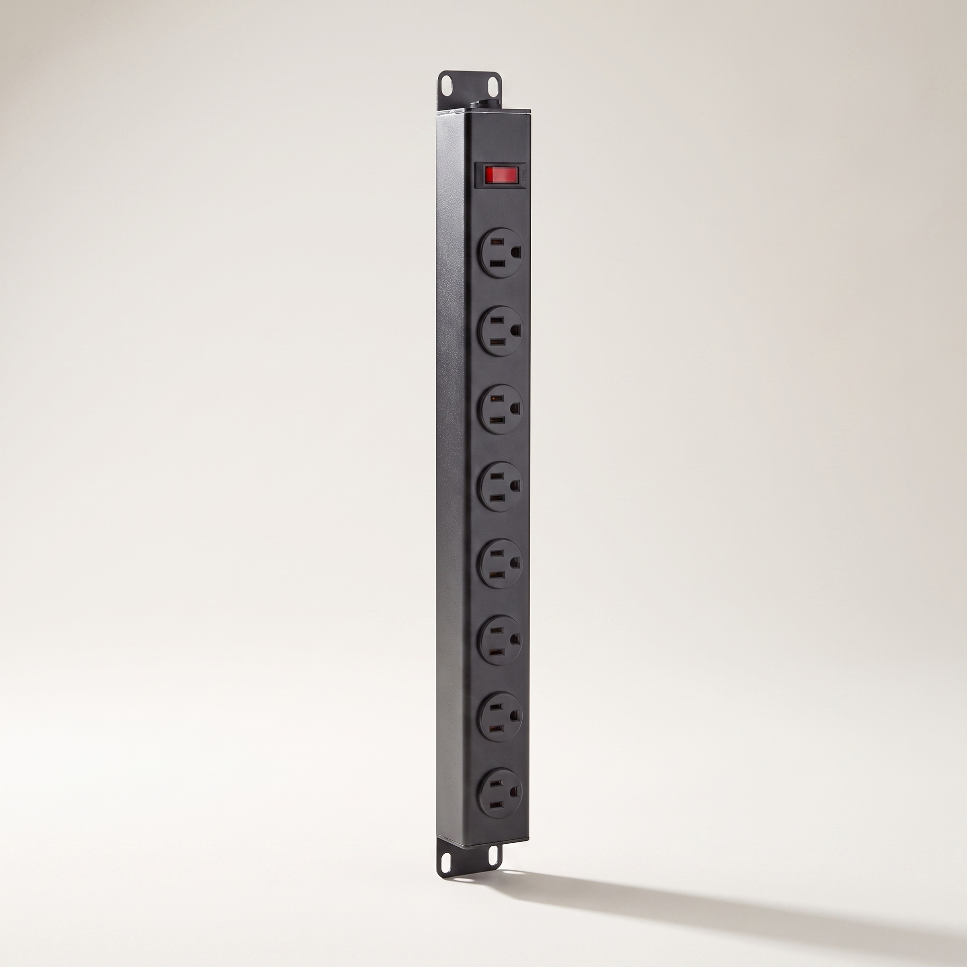 8-Outlet Mountable Workshop Power Bar — 6 ft Cord