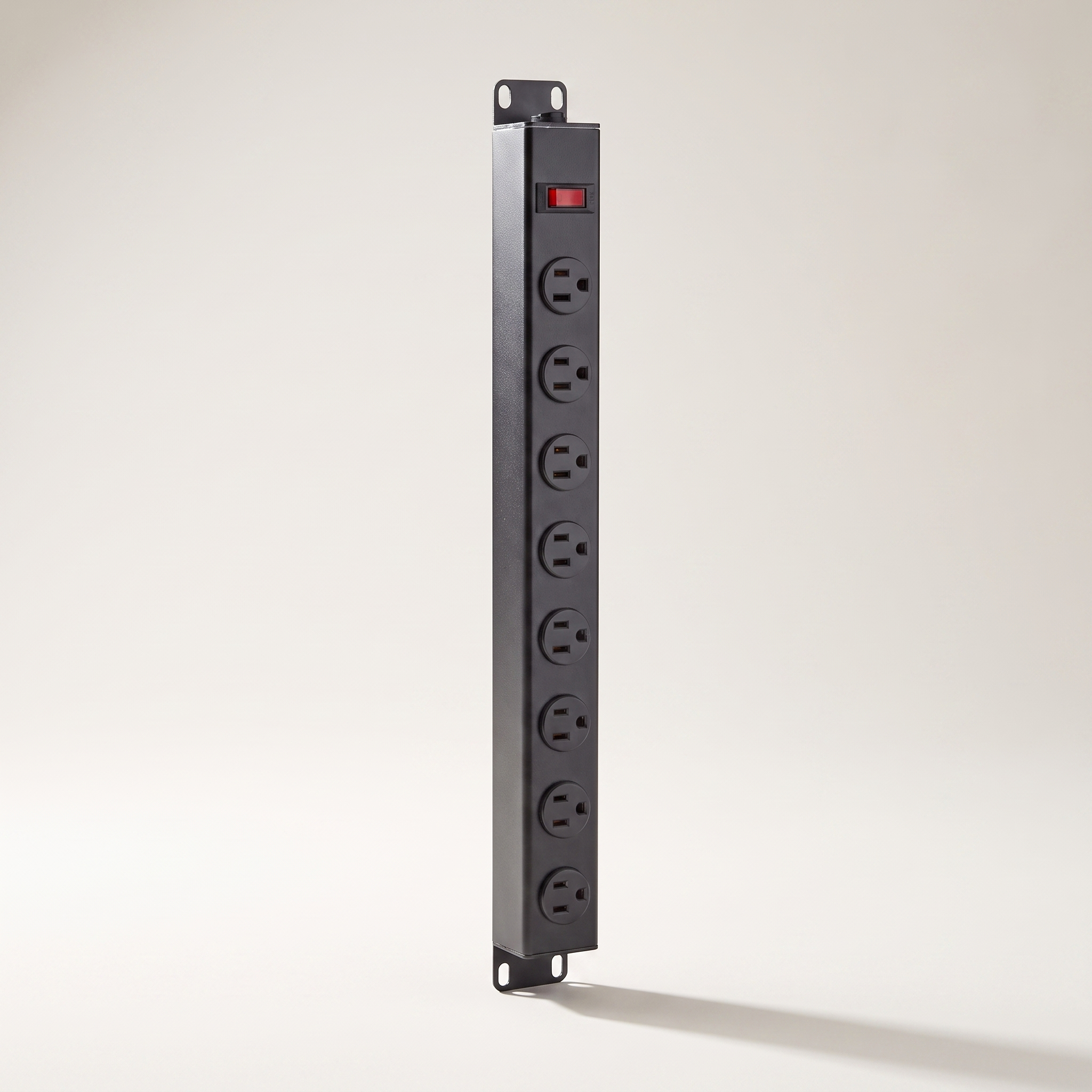 8-Outlet Mountable Workshop Power Bar — 6 ft Cord