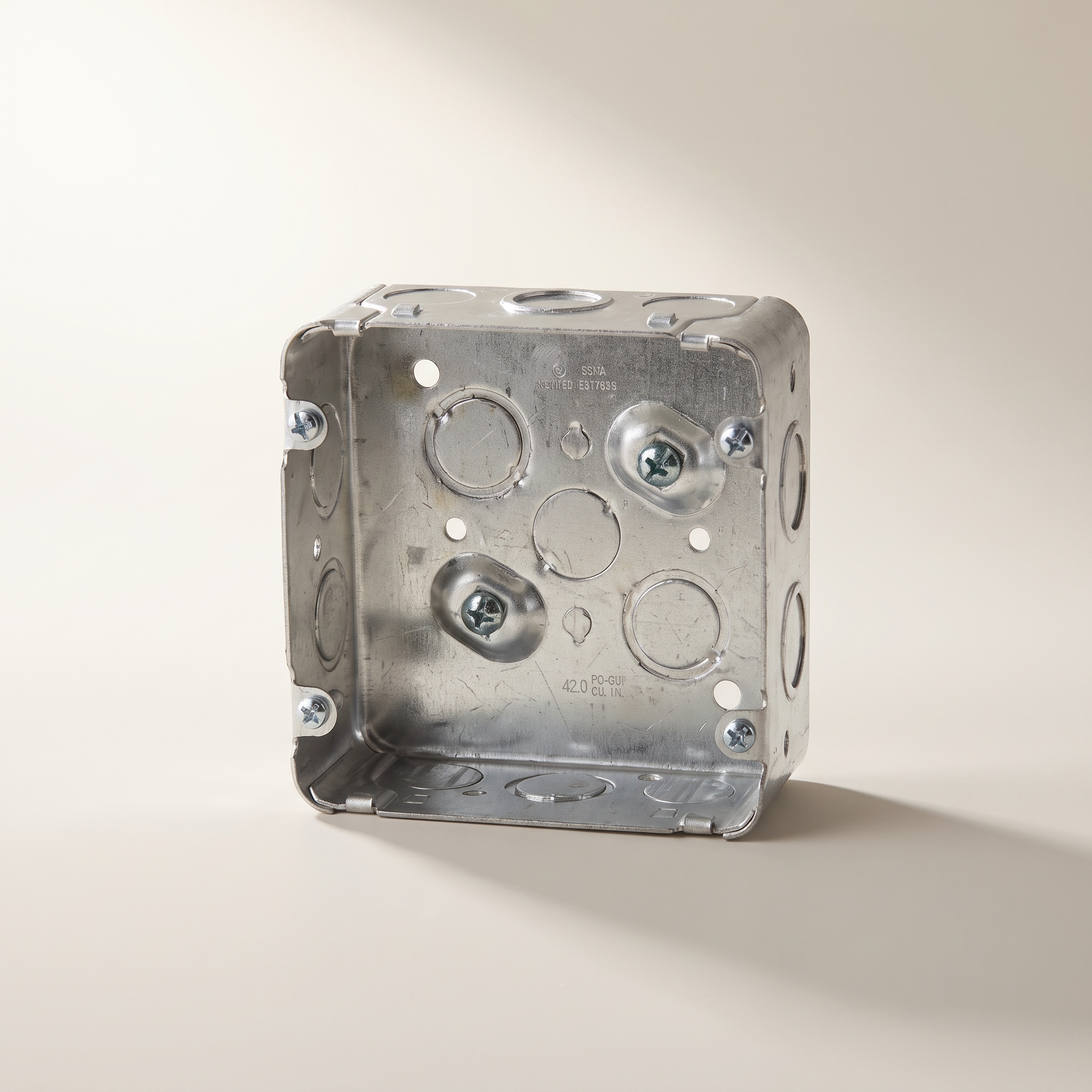 Xtricity 4-11/16" Square Electrical Box — 2-1/8" Deep, 42 cu. in.