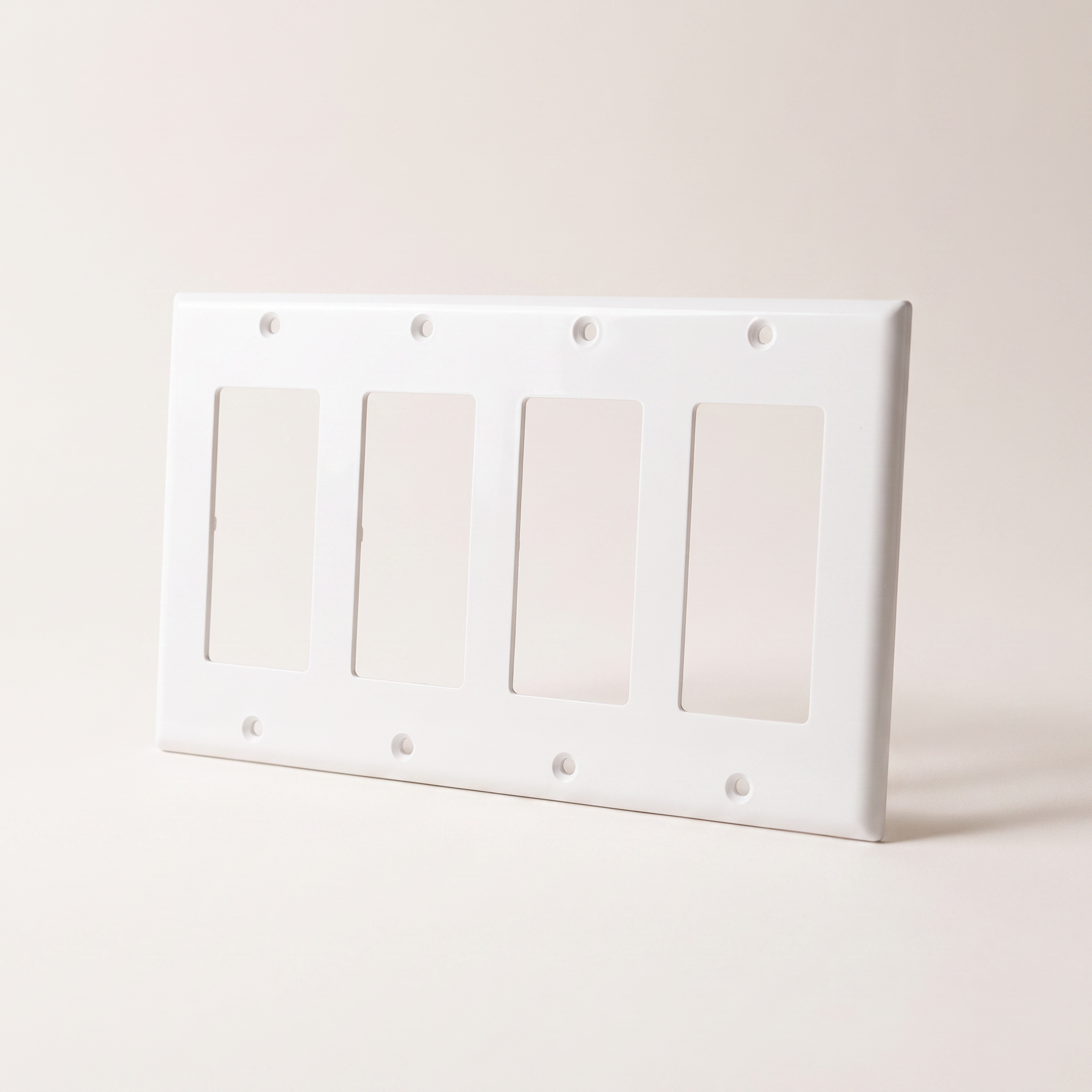4-Gang Decora Wall Plate (10-Pack)
