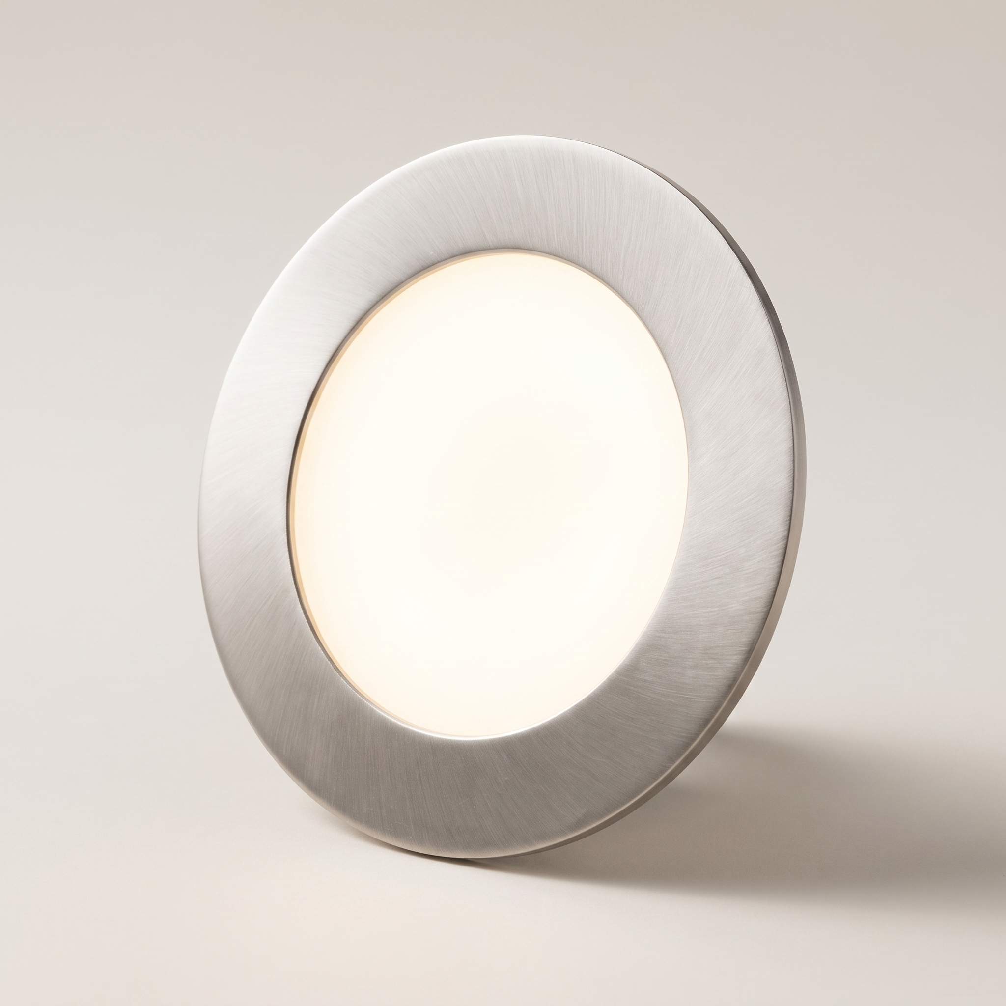 Xtricity 4" Ultra-Thin LED Recessed Light — 10W / 750 Lumens / 3000K — Round Brushed Nickel, 4-Pack