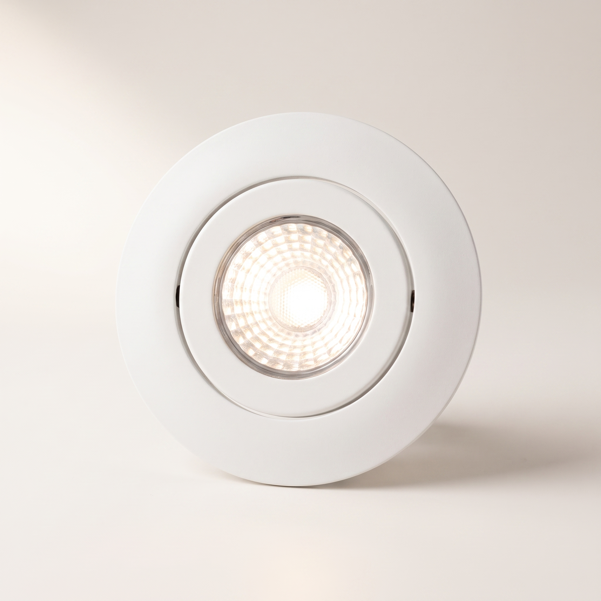 Xtricity 3" Gimbal LED Recessed Light — 8W / 600lm / 5 Selectable Color Temps, White (2-Pack)