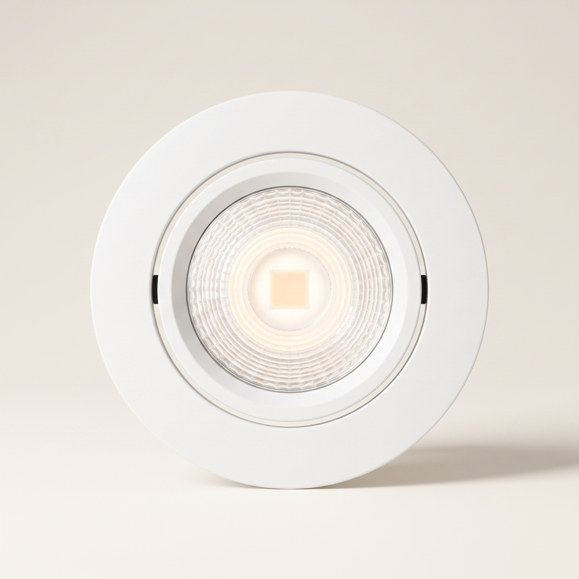 Xtricity 3.5" Gimbal LED Recessed Light — 7W / 600 Lumens / Selectable 3000K-4000K-5000K — Round White, Single
