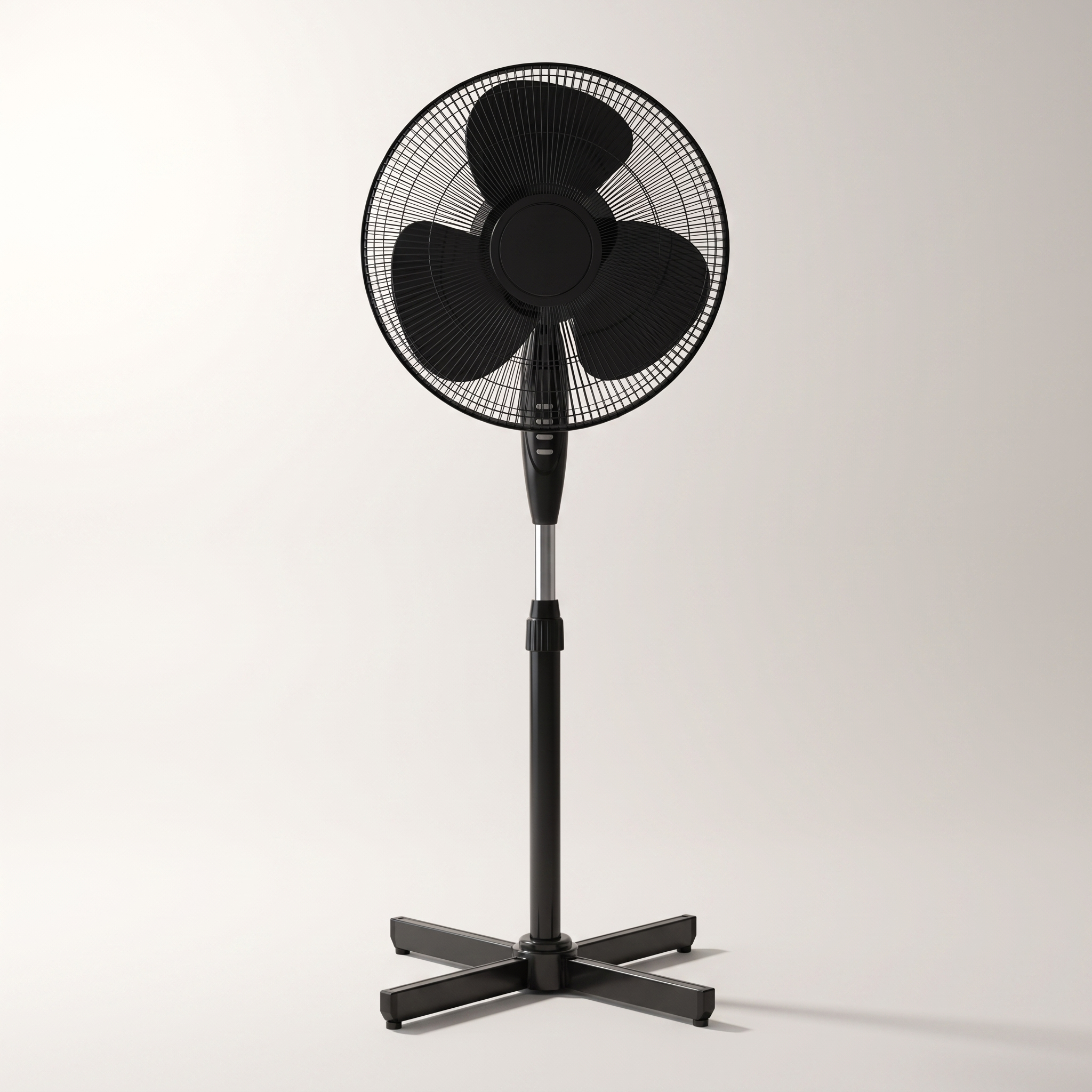 Xtricity 16" Pedestal Stand Fan — 3 Speeds, 48W, Black