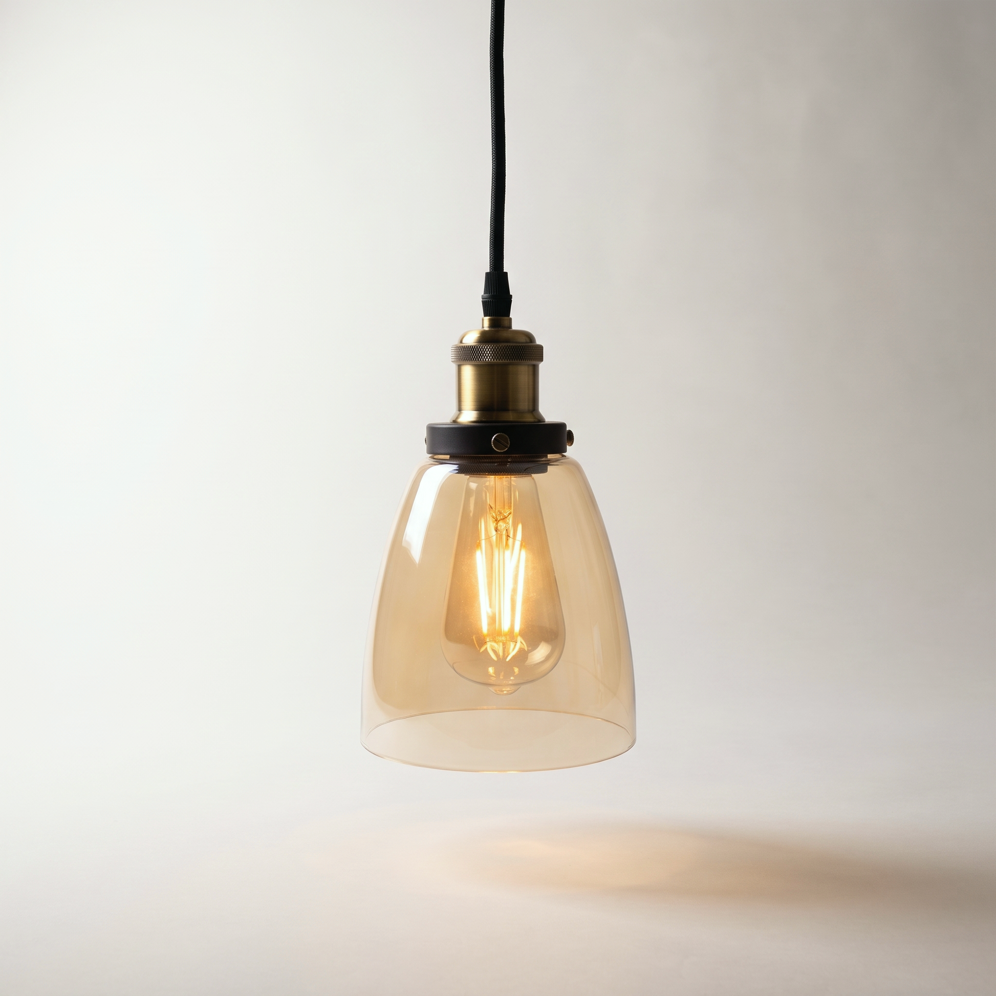 Glass Pendant Light — LED Bulb Included