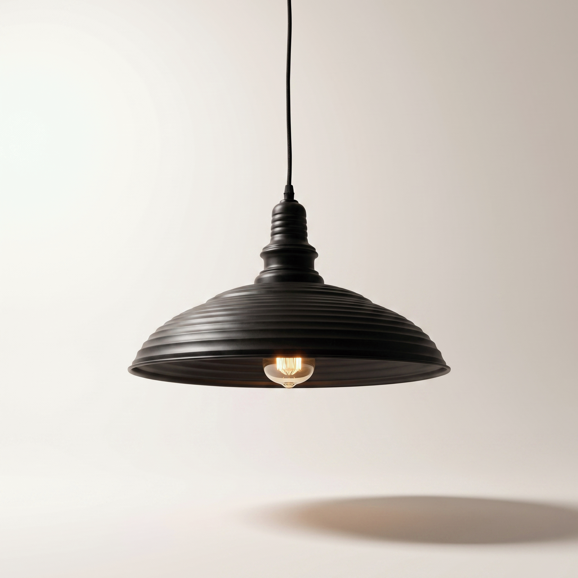 Xtricity "Retro" Pendant Light — Black Steel