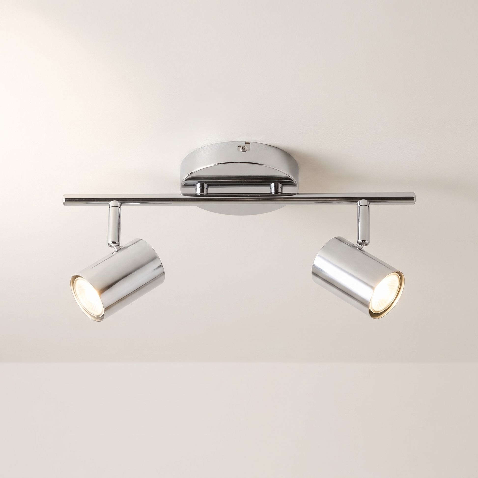 TRACK LIGHT 2 HEADS CHROME "WESTMINSTER"