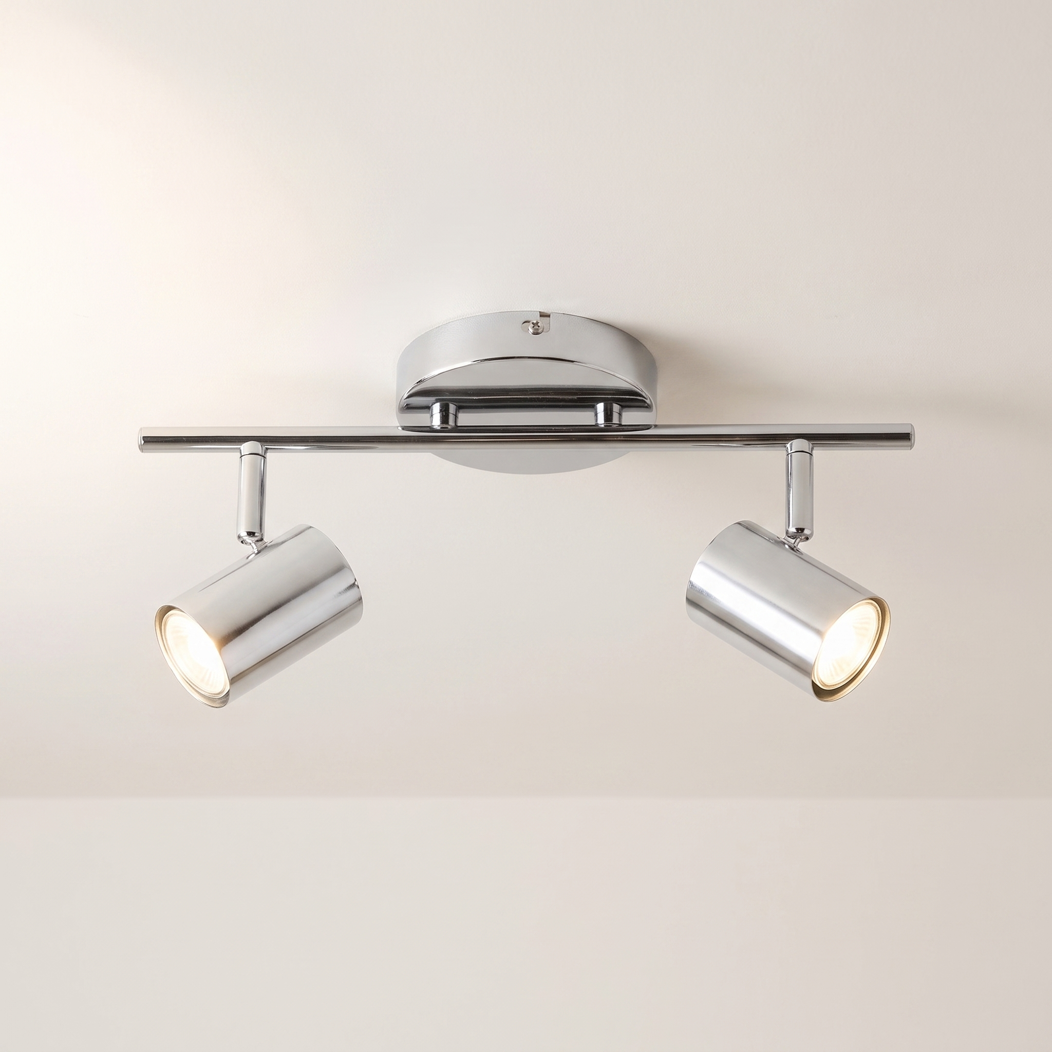 TRACK LIGHT 2 HEADS CHROME "WESTMINSTER"