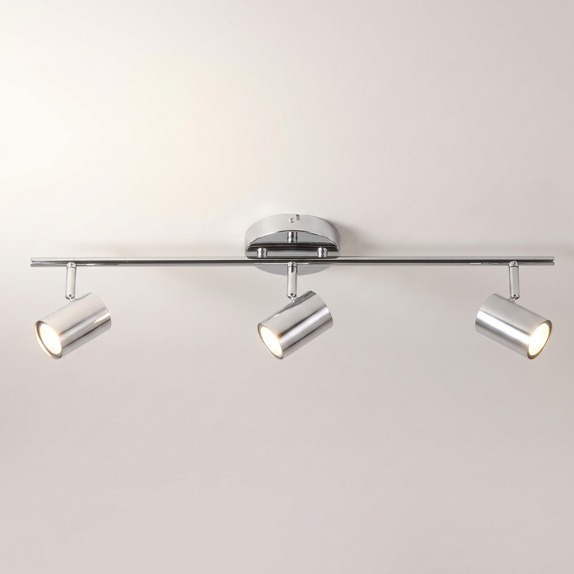 "Westminster" 3-Head Track Light — Chrome