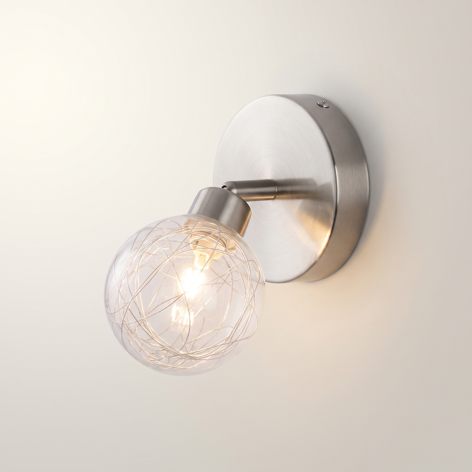Ceiling swivel light — Chrome