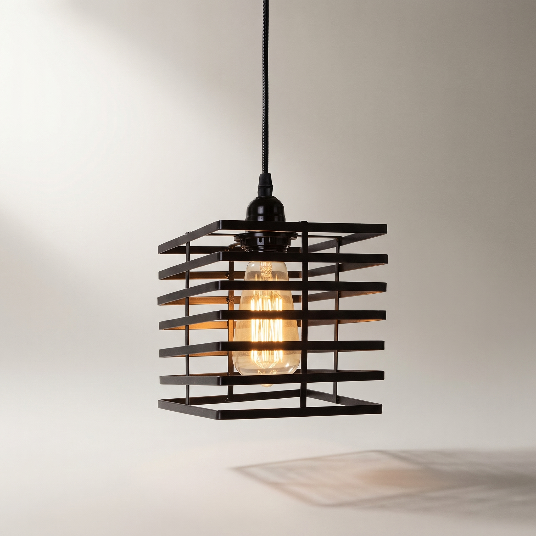PENDANT FIXTURE 1 LIGHT BLACK "DUTCH"