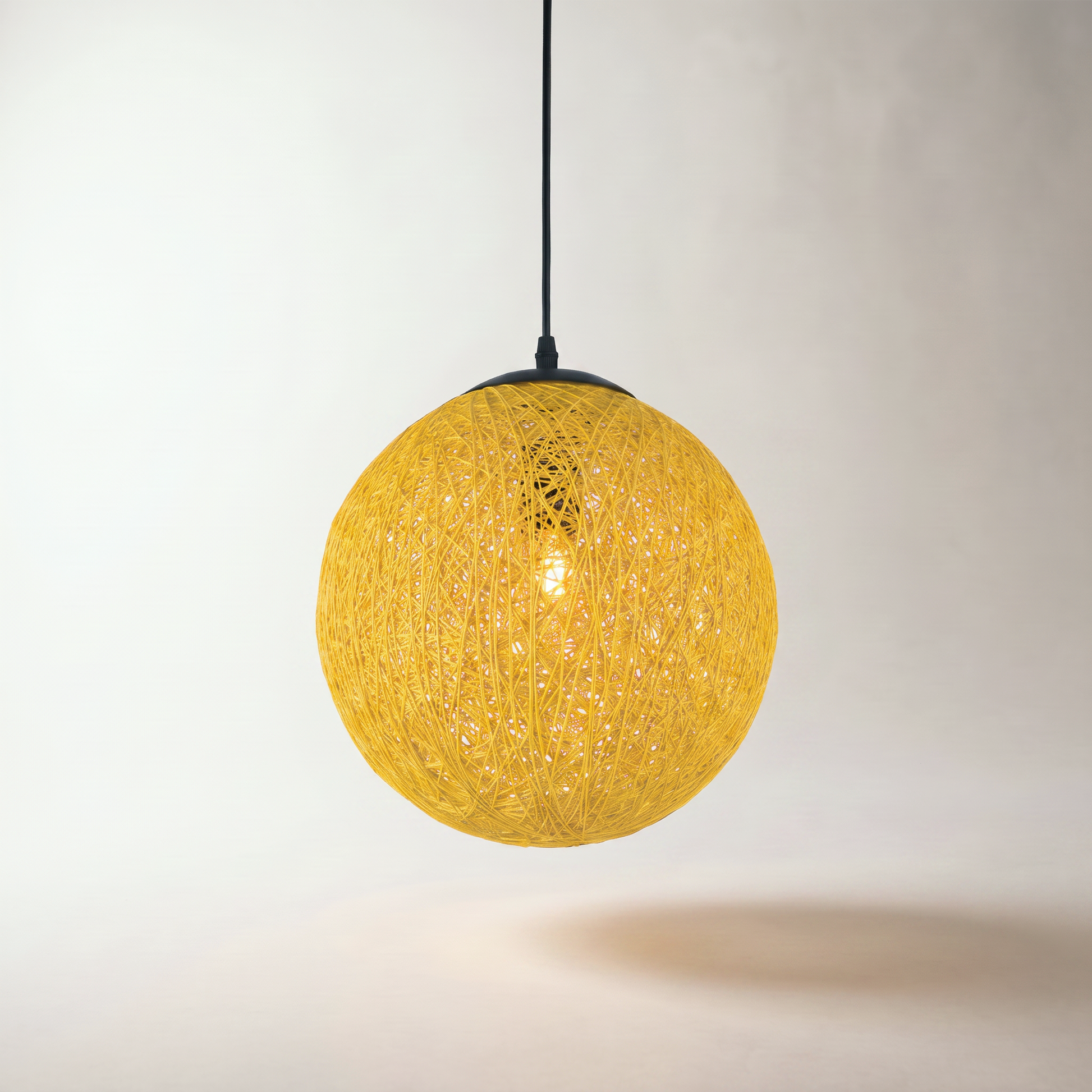 Jessar "Grant" Pendant Light — Black & Yellow