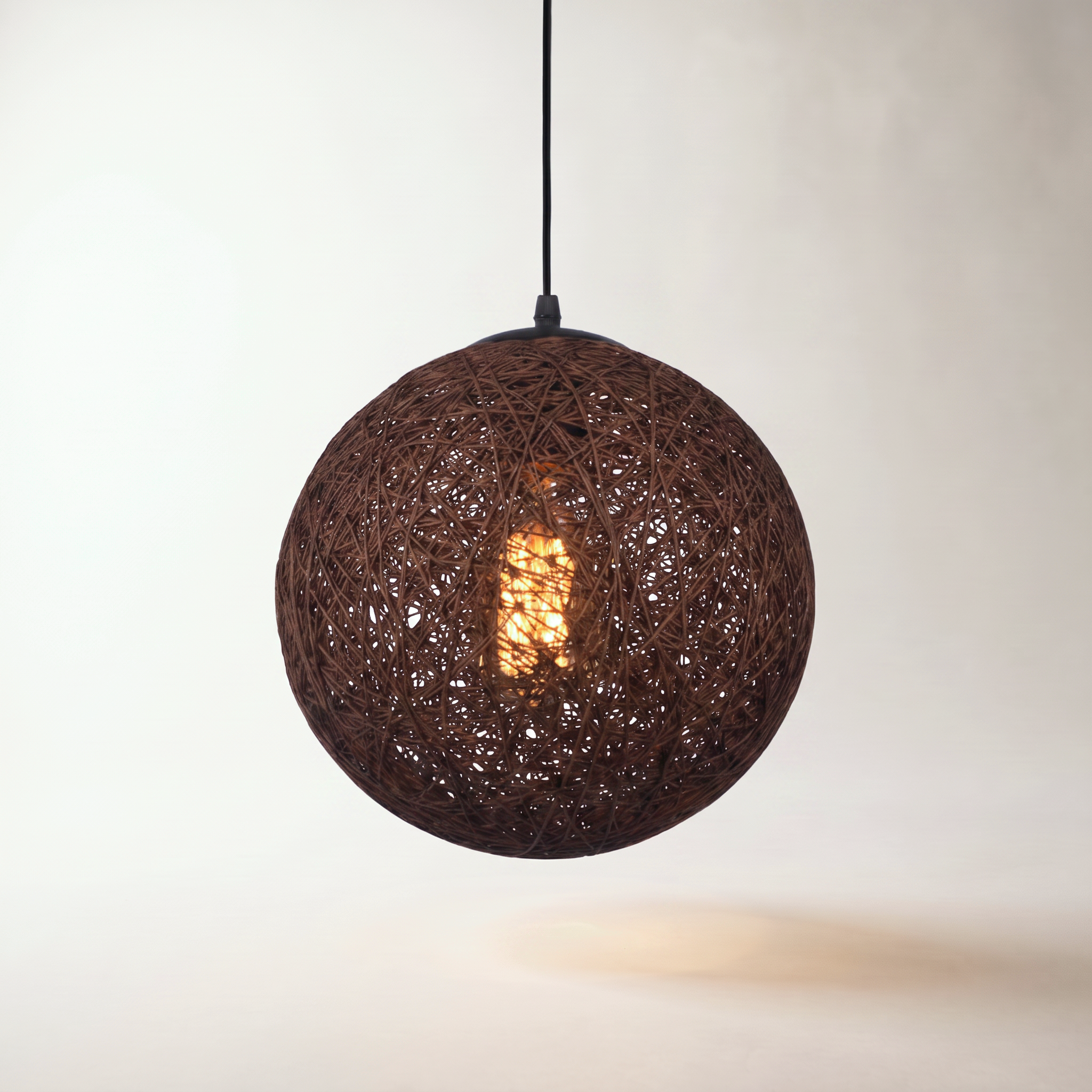 Jessar "Grant" Pendant Light — Dark Brown