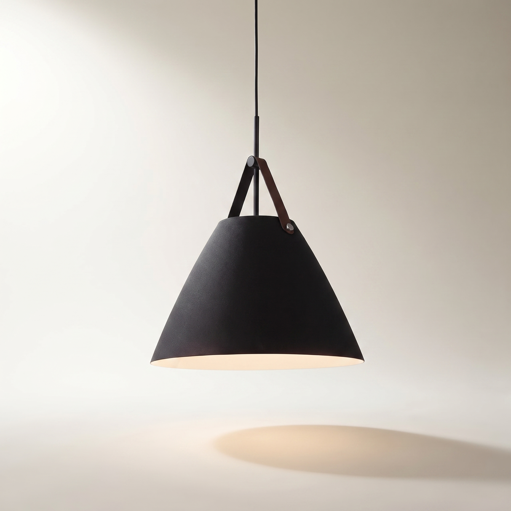 "Patriot" 1-Light Pendant Fixture — Black