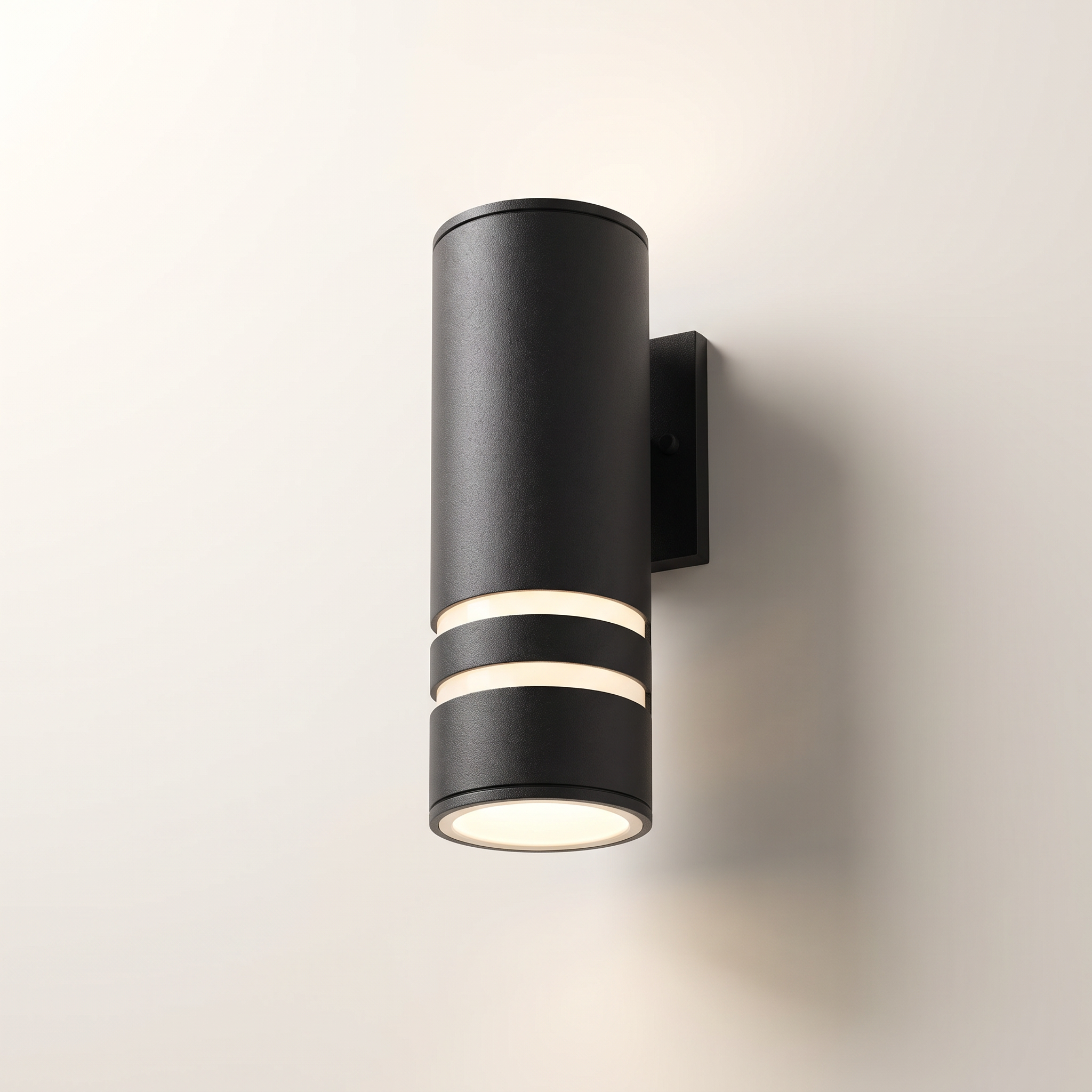 "Central Park" Outdoor Wall Lantern — Black