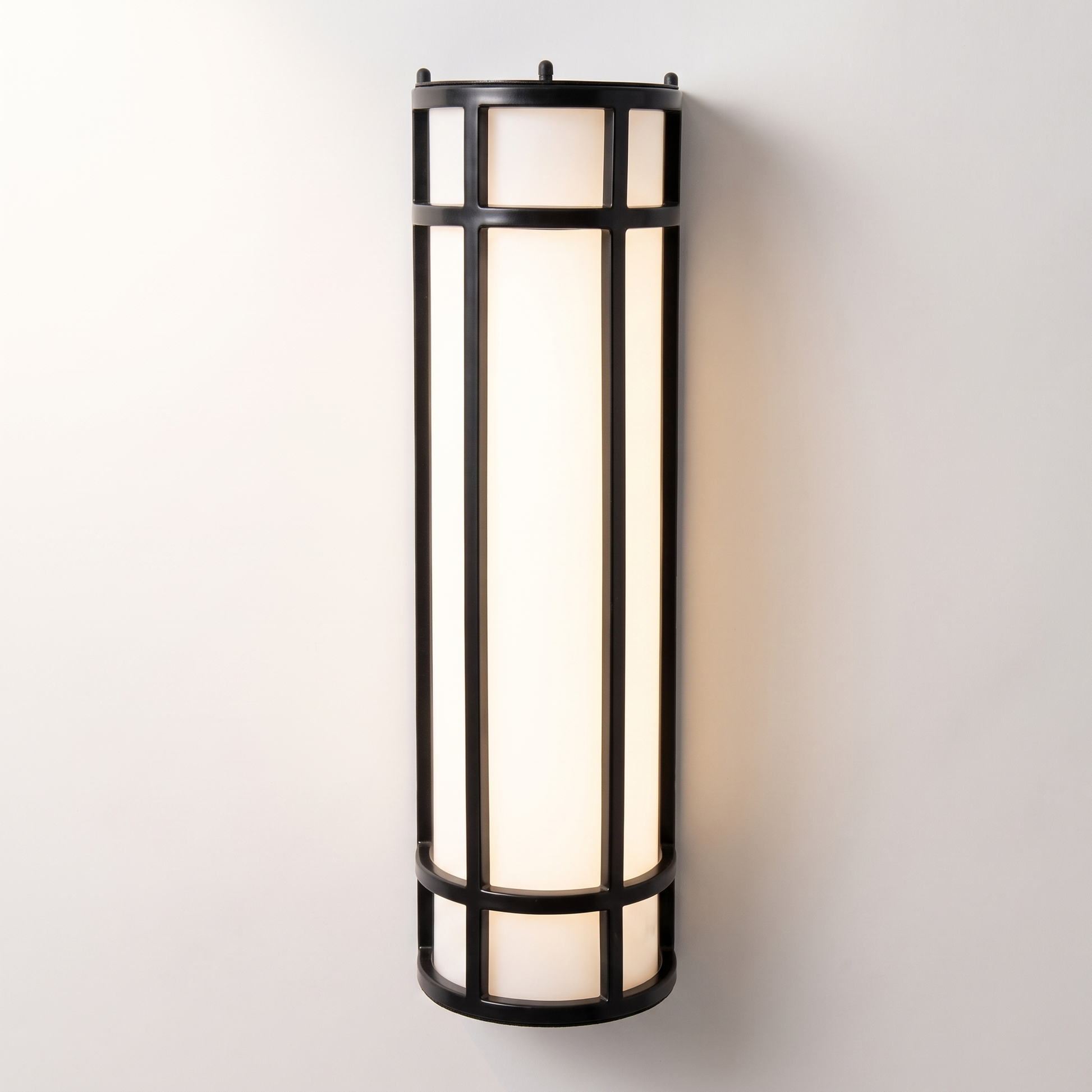 "Wilson" 18" LED Outdoor Wall Light — Black, Integrated LED