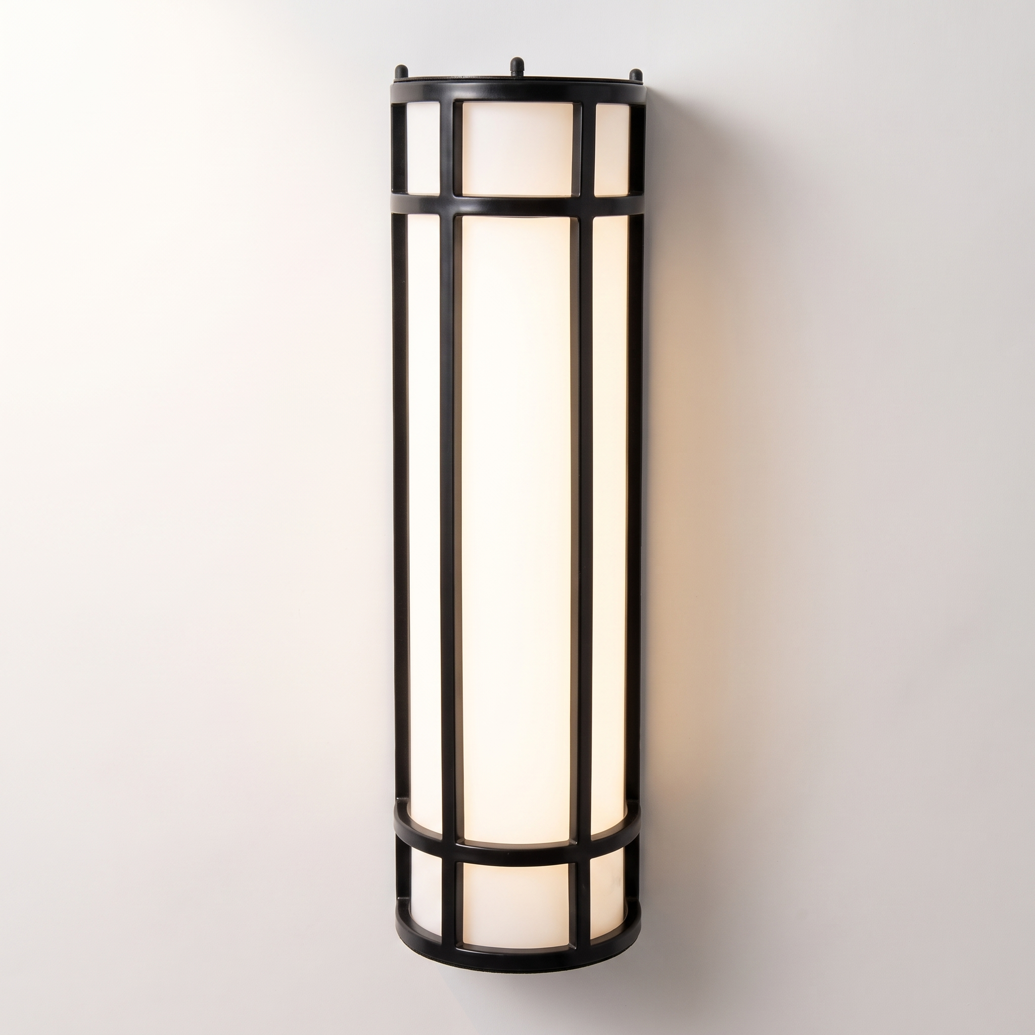 "Wilson" 18" LED Outdoor Wall Light — Black, Integrated LED