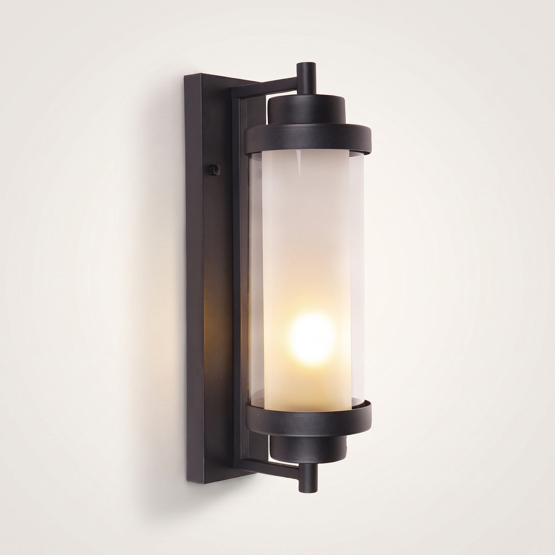 "Bali" Outdoor Wall Light — Black