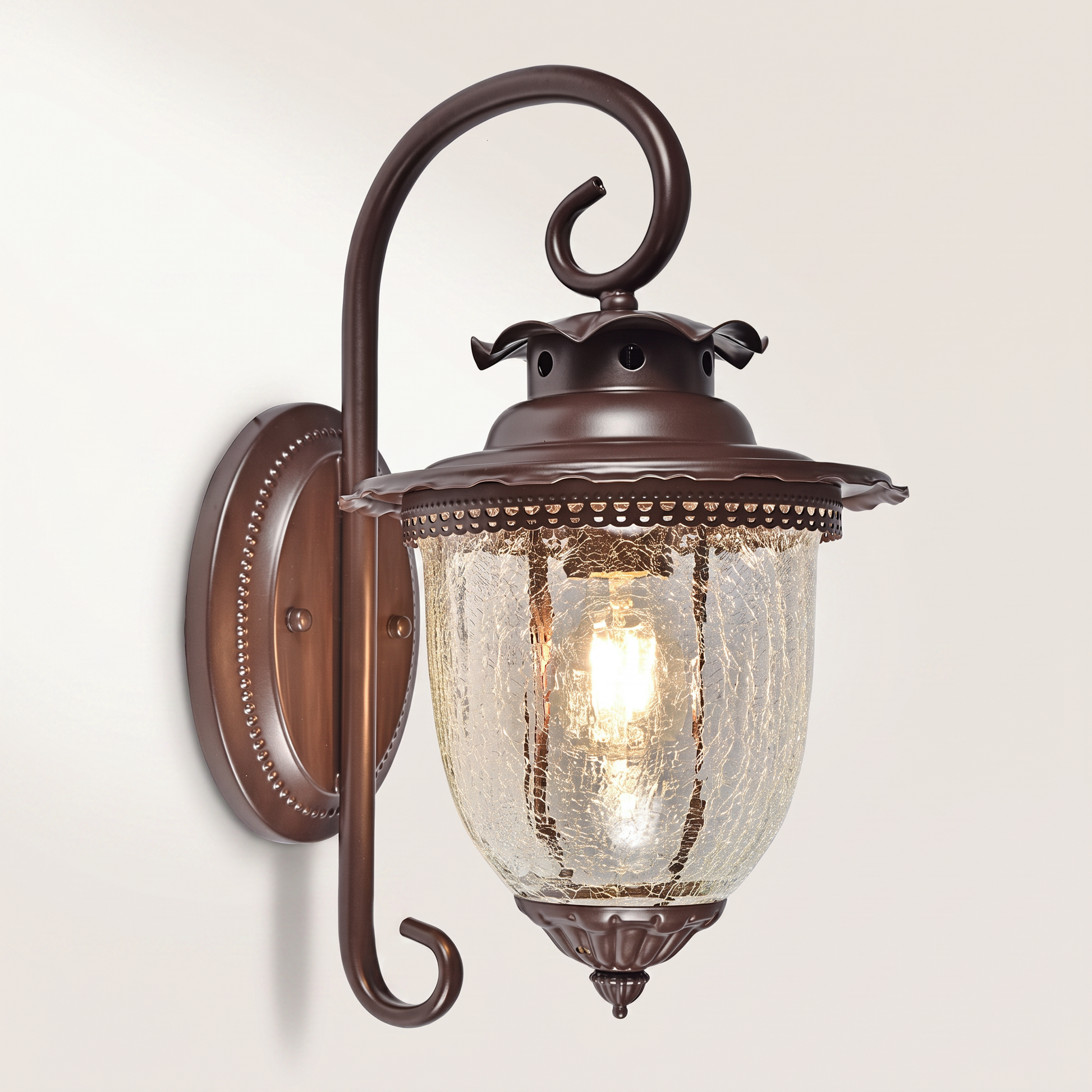 "Dorchester" Outdoor Wall Light — Brown
