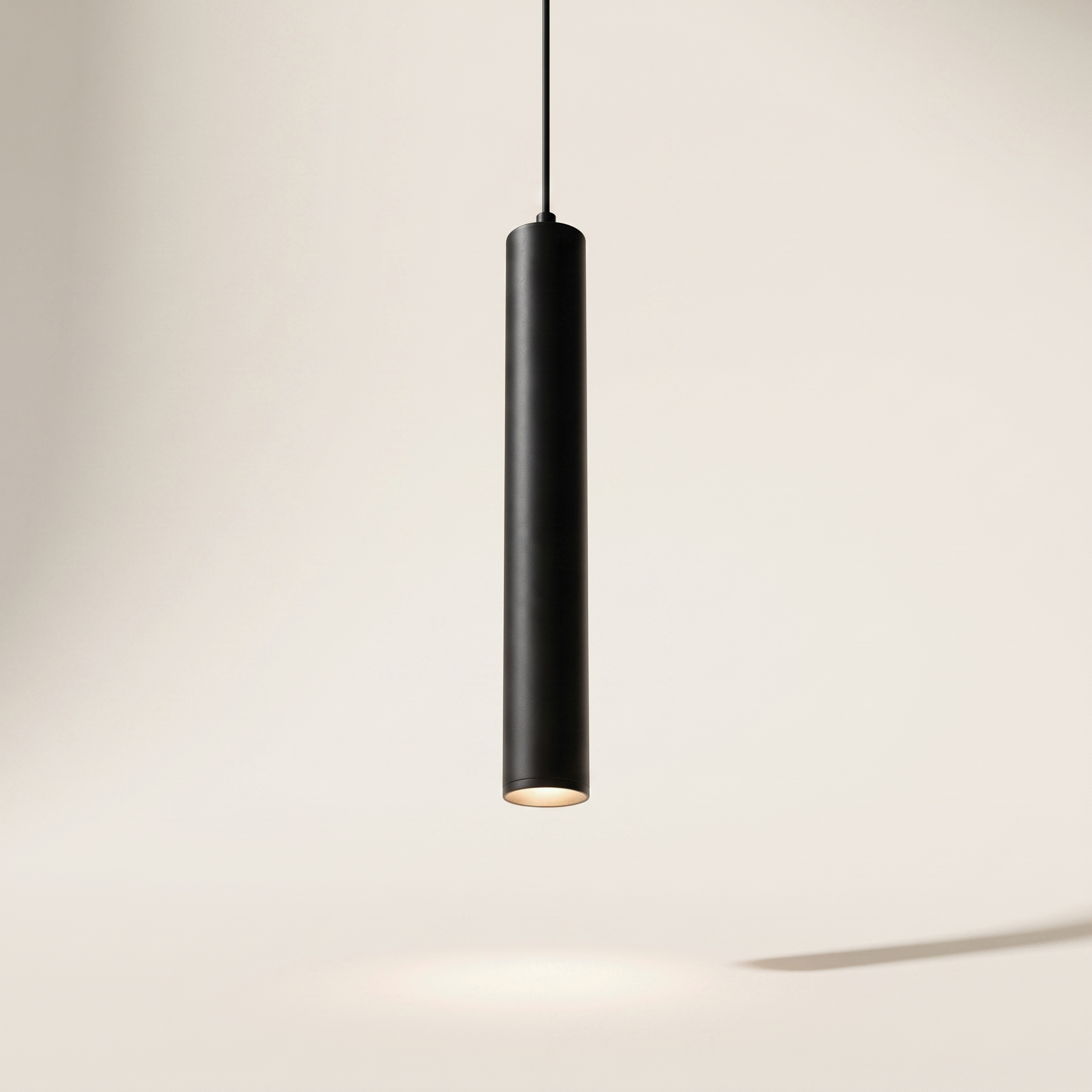 "Genesis" 1-Light Pendant Fixture — Black