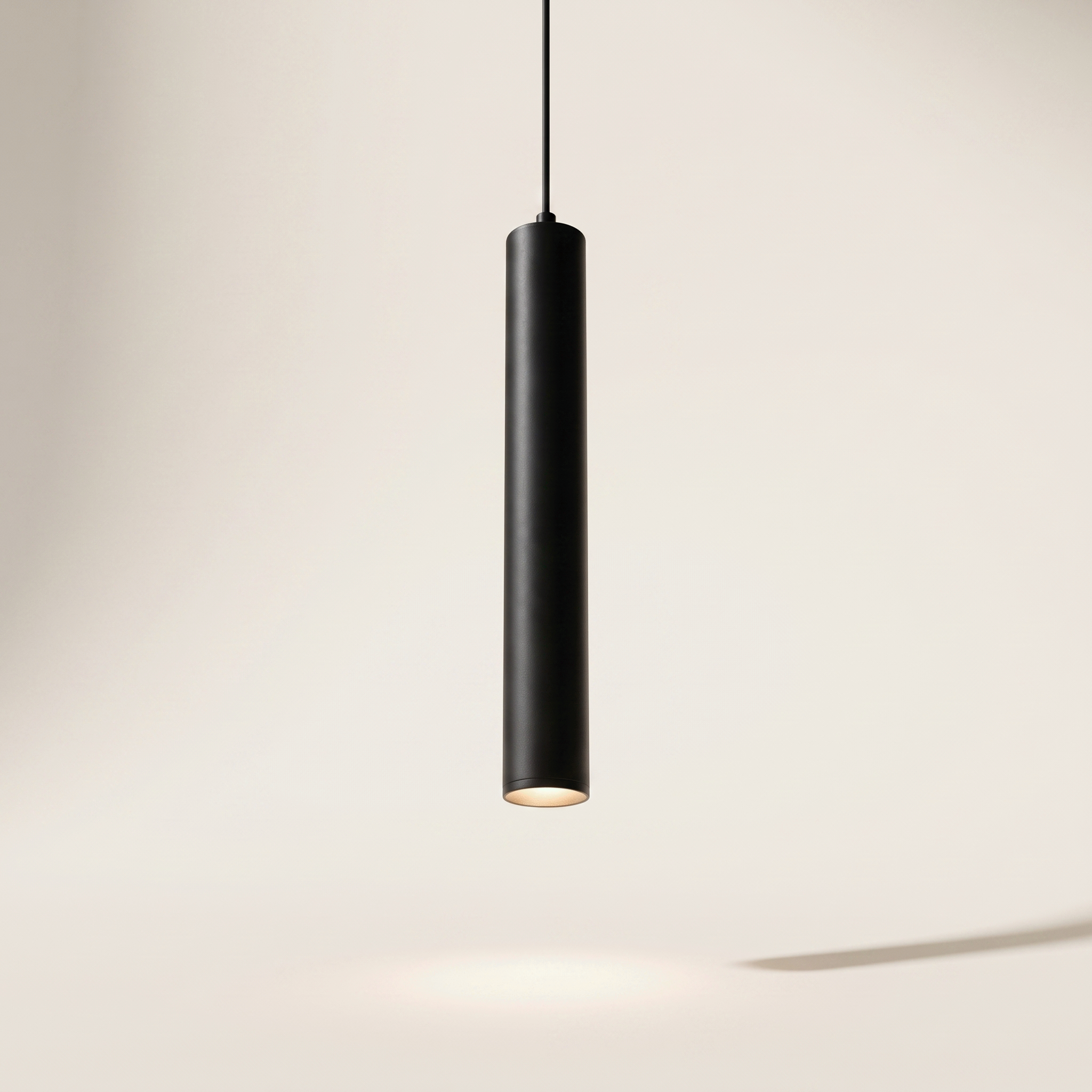 "Genesis" 1-Light Pendant Fixture — Black