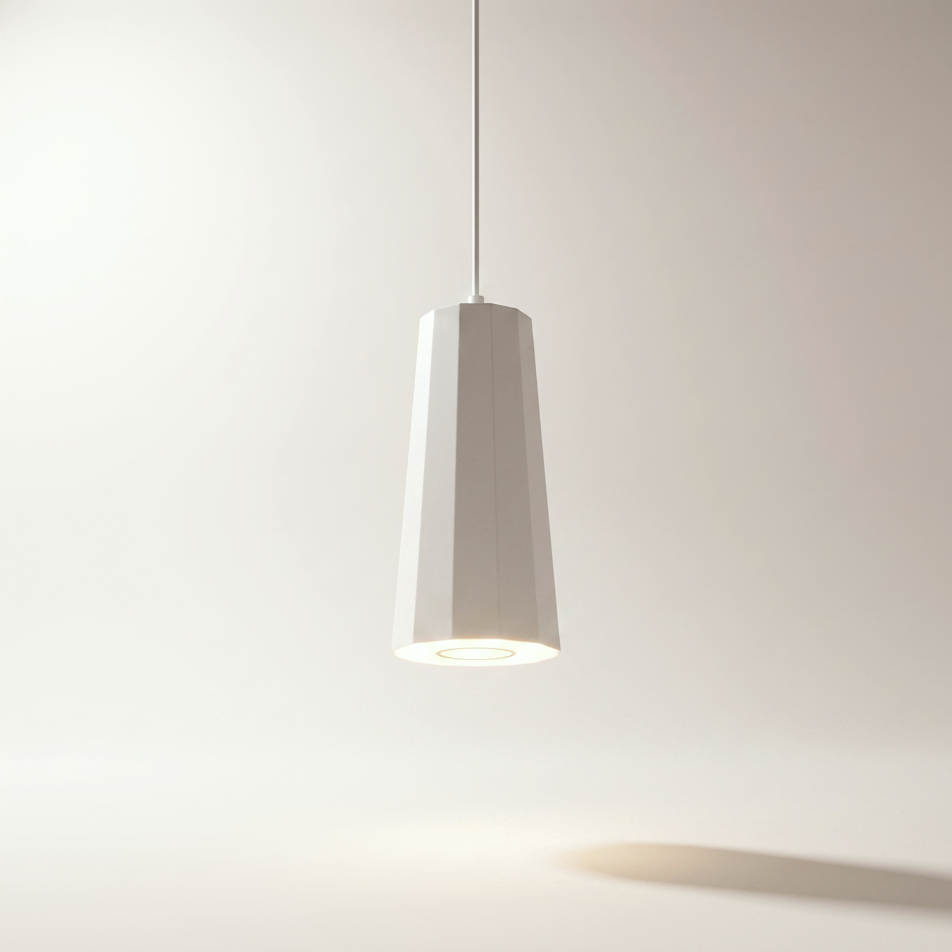 Beverly Pendant Light, White