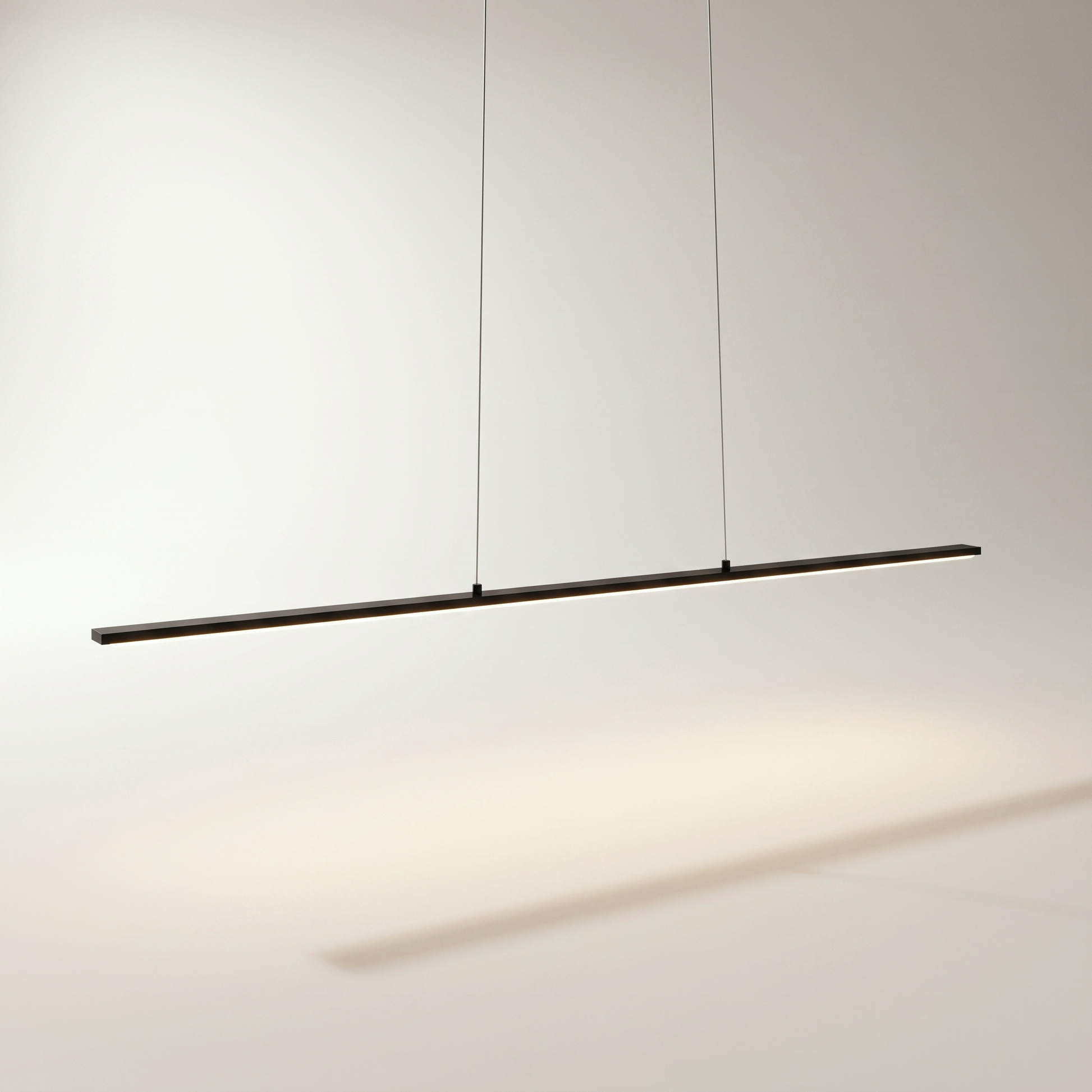 Morrison 48" LED Linear Pendant, Black (Dimmable)