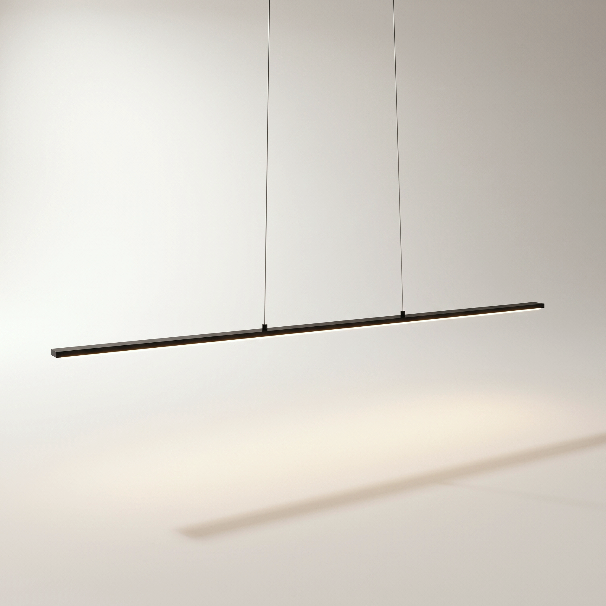 Morrison 48" LED Linear Pendant, Black (Dimmable)