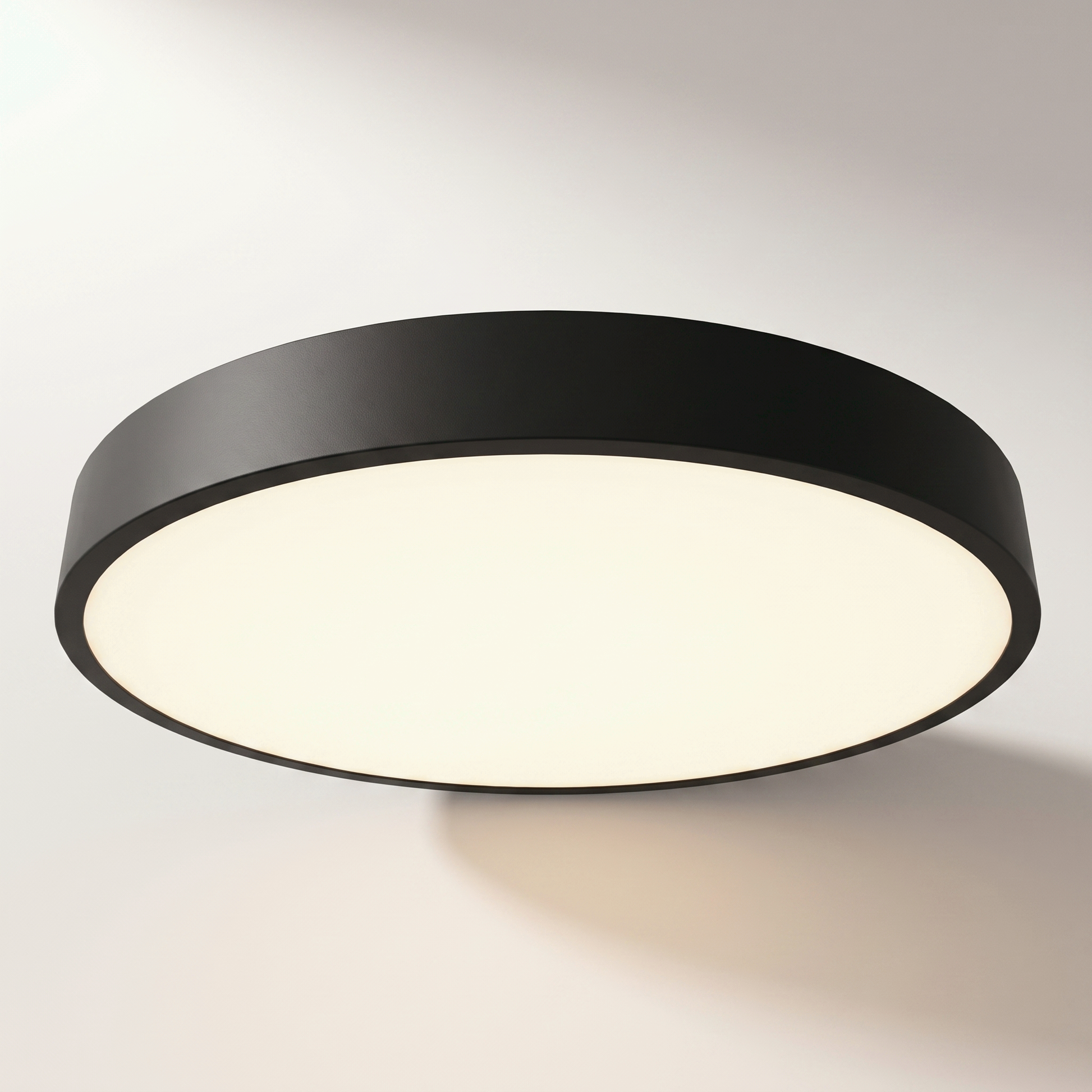 Monica 14" LED Ceiling Fixture, Black (3-CCT)