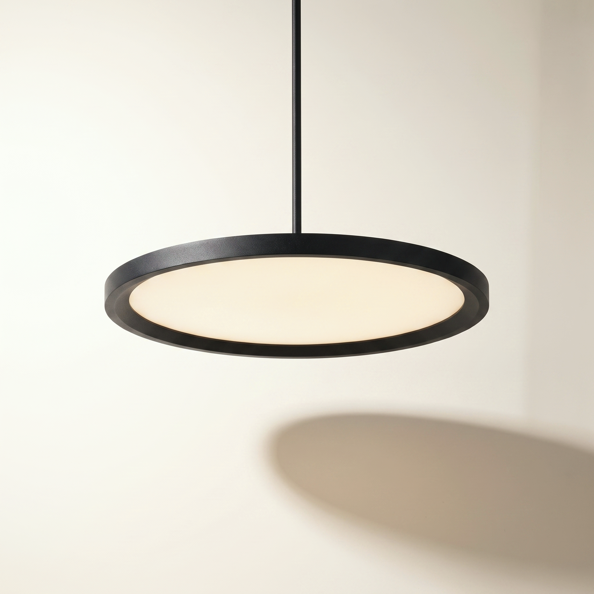 Katharina 20" LED Pendant Ceiling Fixture, Black