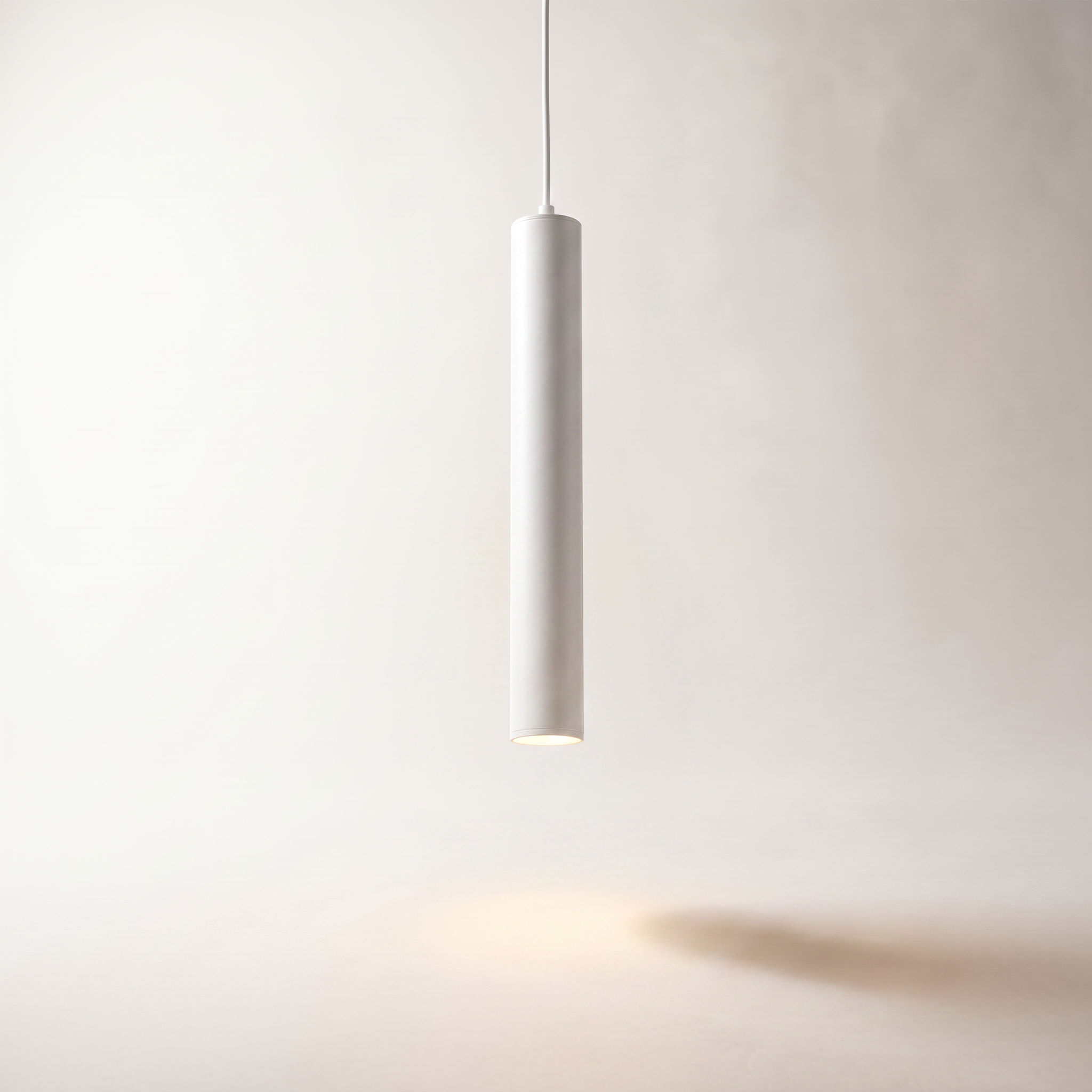 Pendant fixture 1 light white "Genesis"