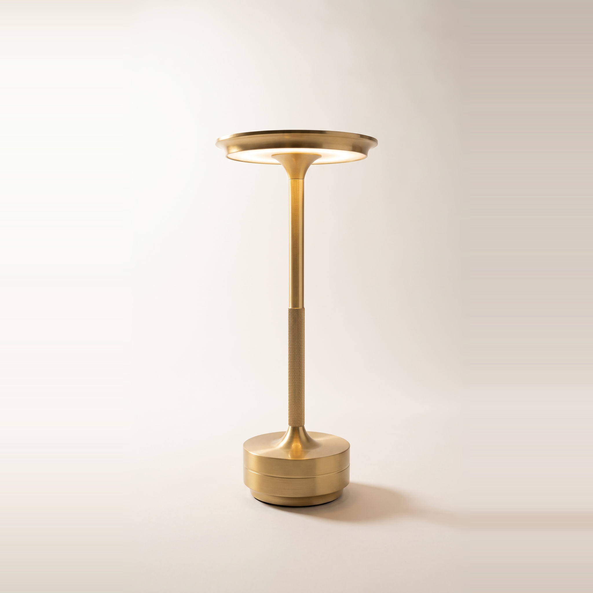 Spirit Portable LED USB Rechargeable Touch Table Lamp — Gold