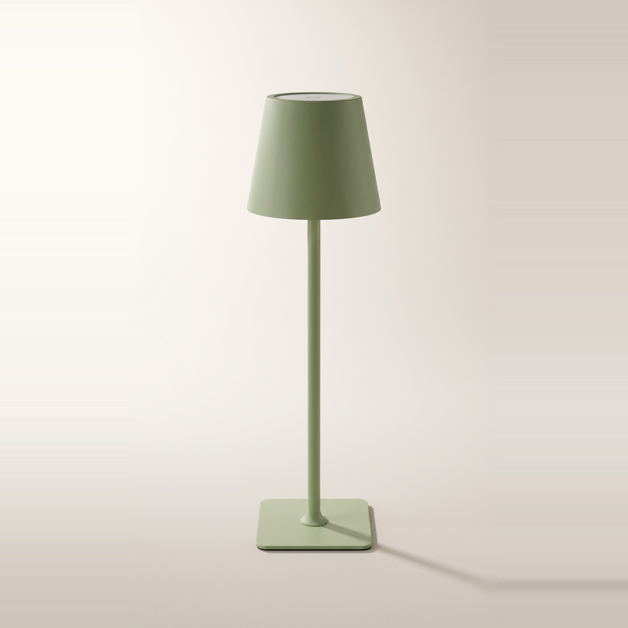 Lampe de table tactile rechargeable USB Lucie Modern, Sauge