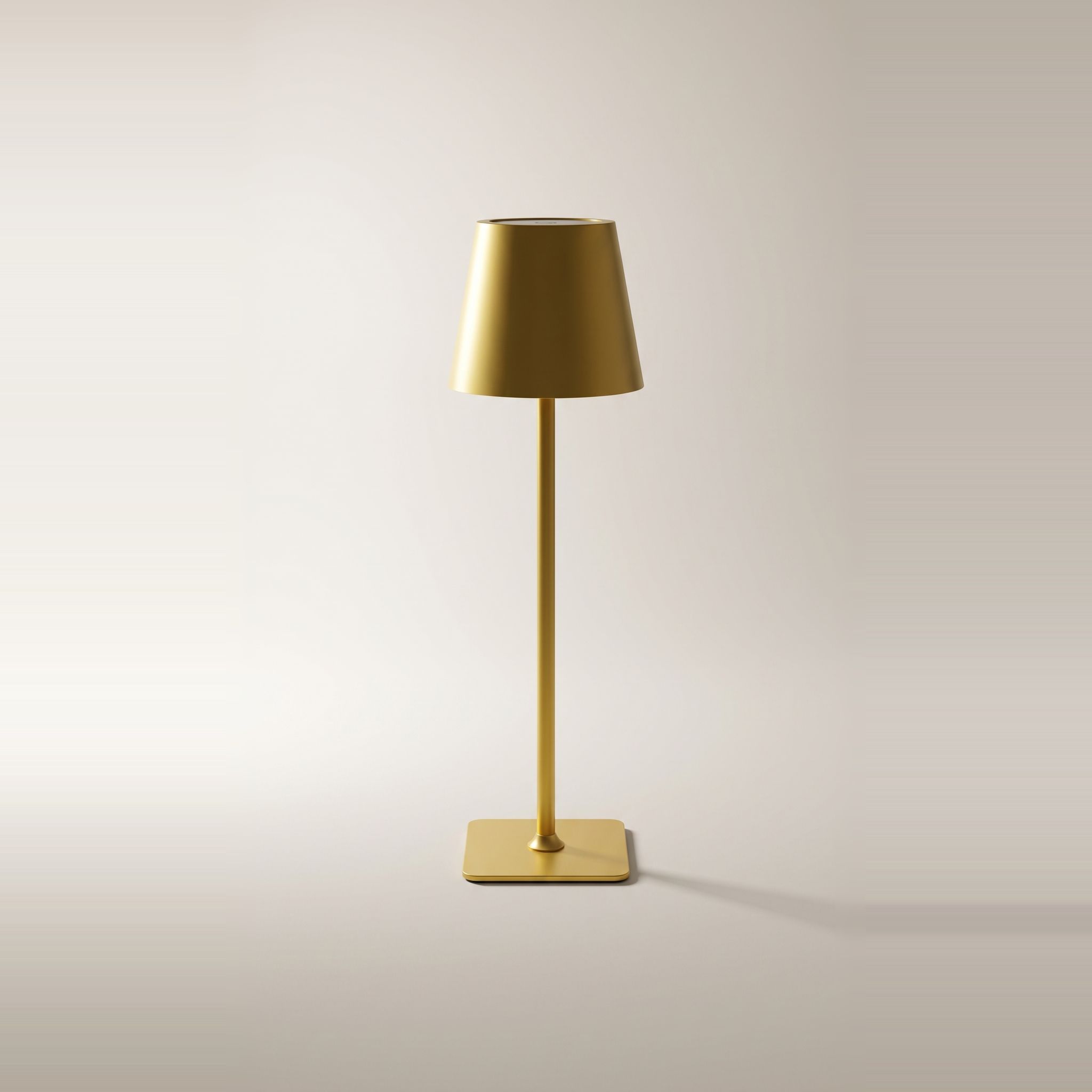 Lampe de table tactile rechargeable USB Lucie Modern, Or