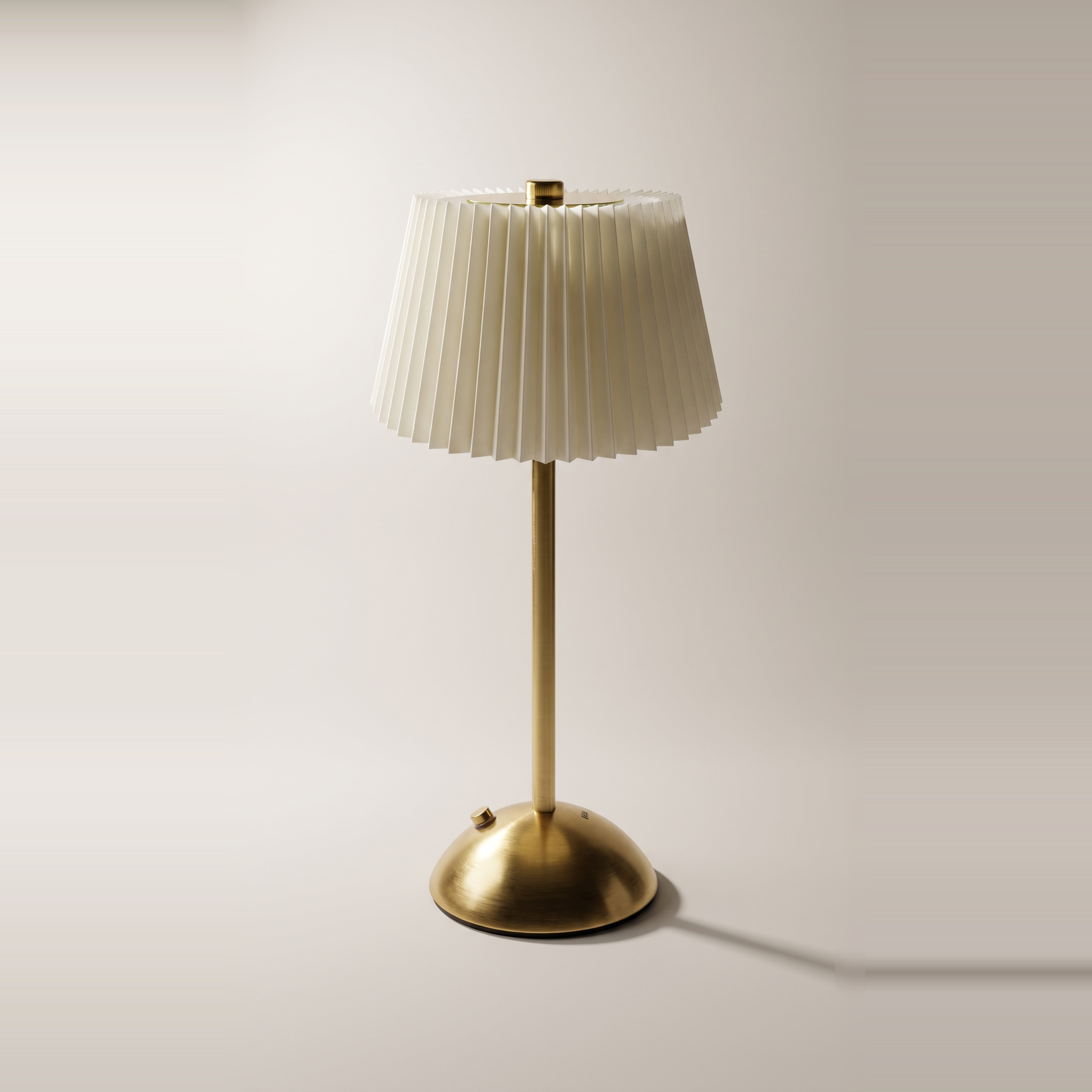 Lampe de table tactile rechargeable USB La Boca, crème