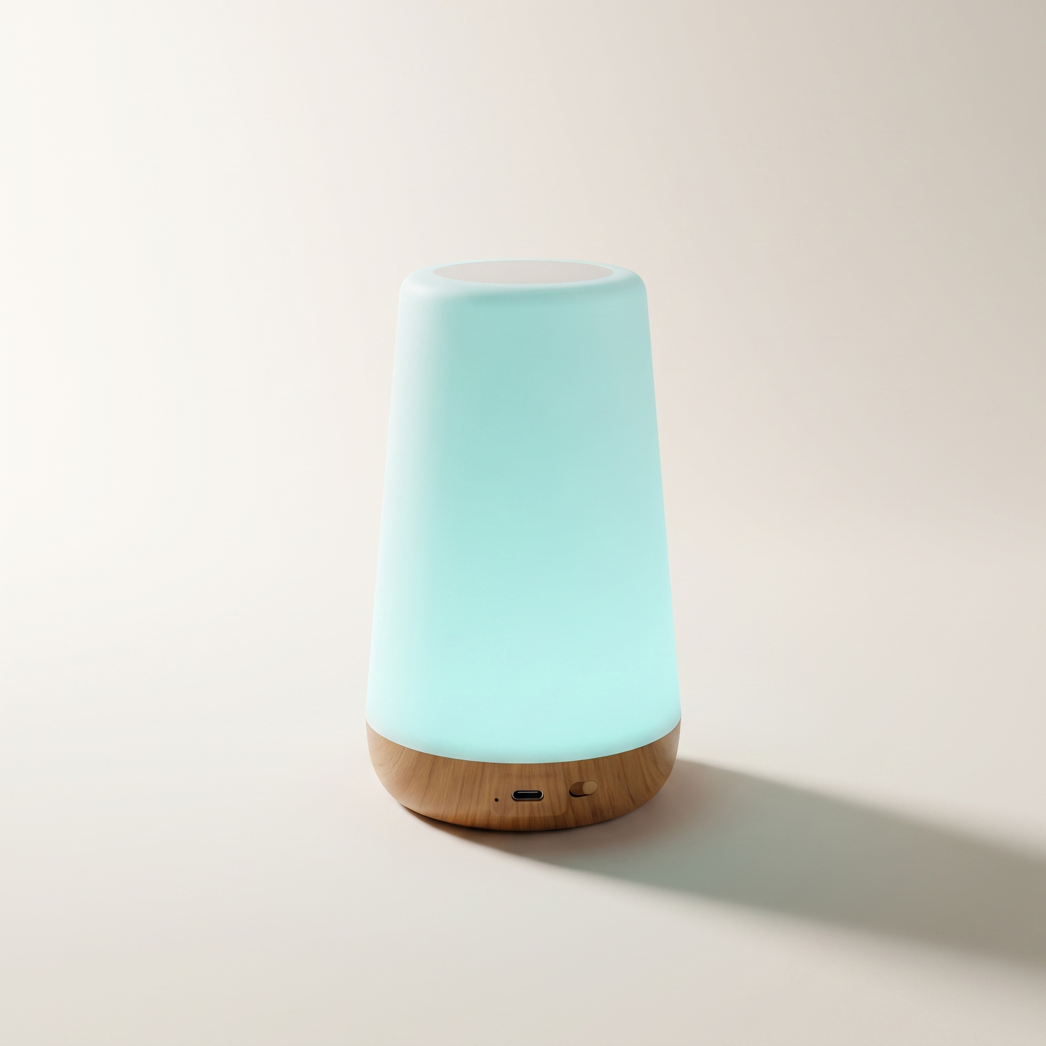 Multicolor Portable USB Rechargeable LED Touch Table Lamp Remote Control Pad— 13 Colours