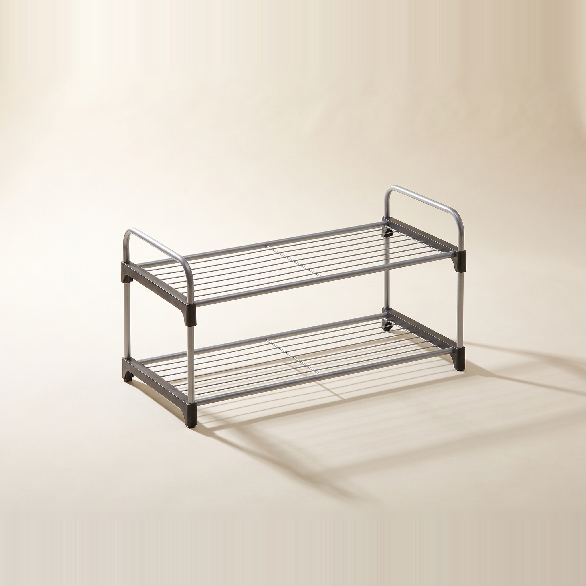 Limpus 2-Tier Shoe Rack — 13 mm Metal-Tube Frame