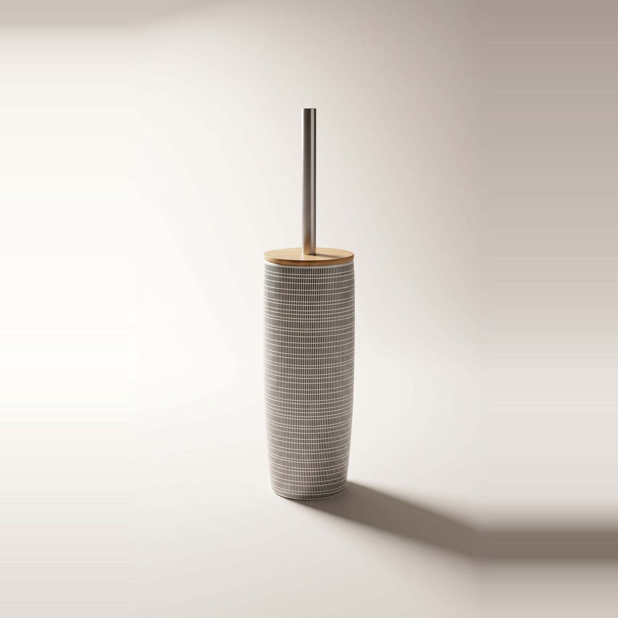Brosse de toilettes JS Maison Dolomite Gris et Blanc