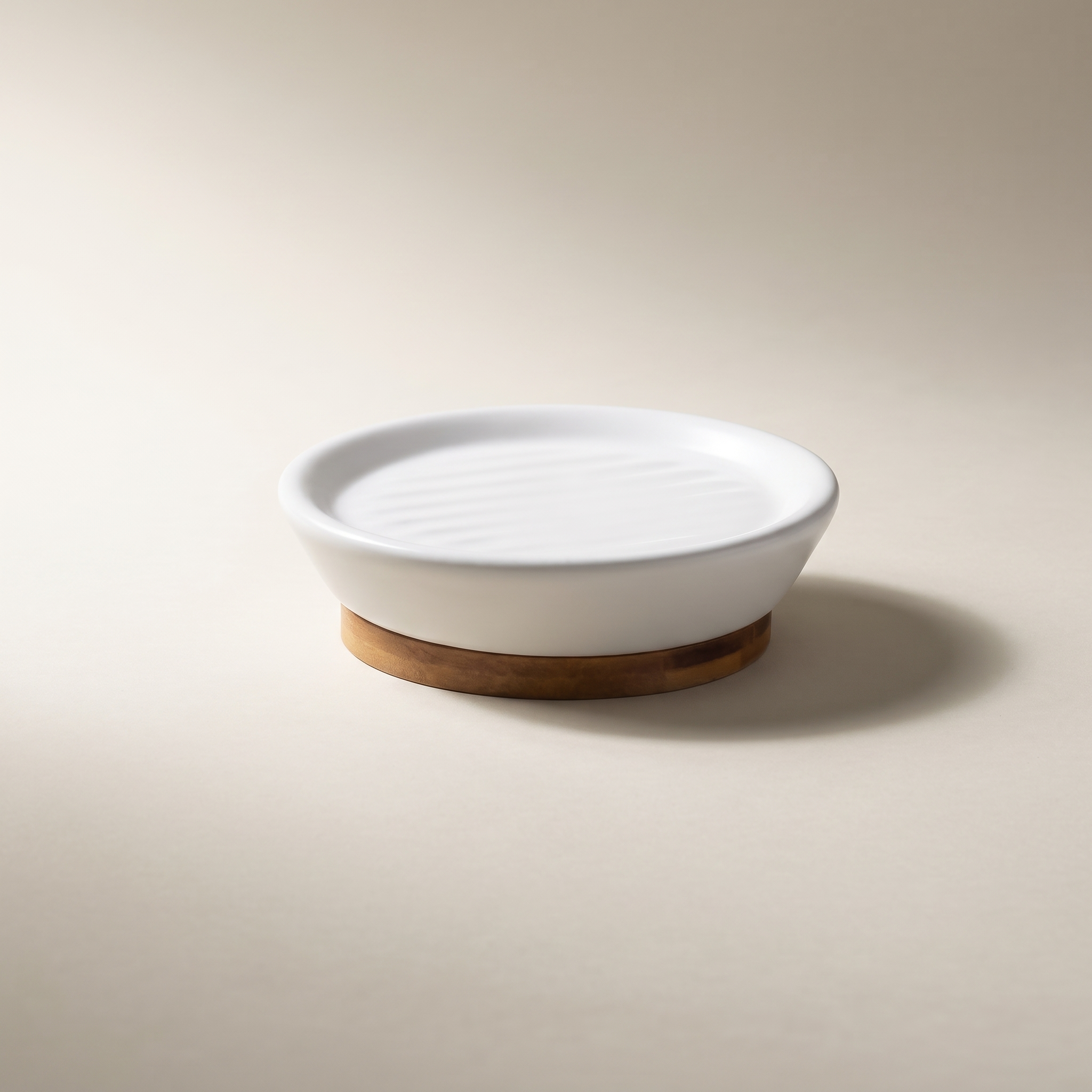 Porte-savon en dolomite émaillée blanche JS Maison