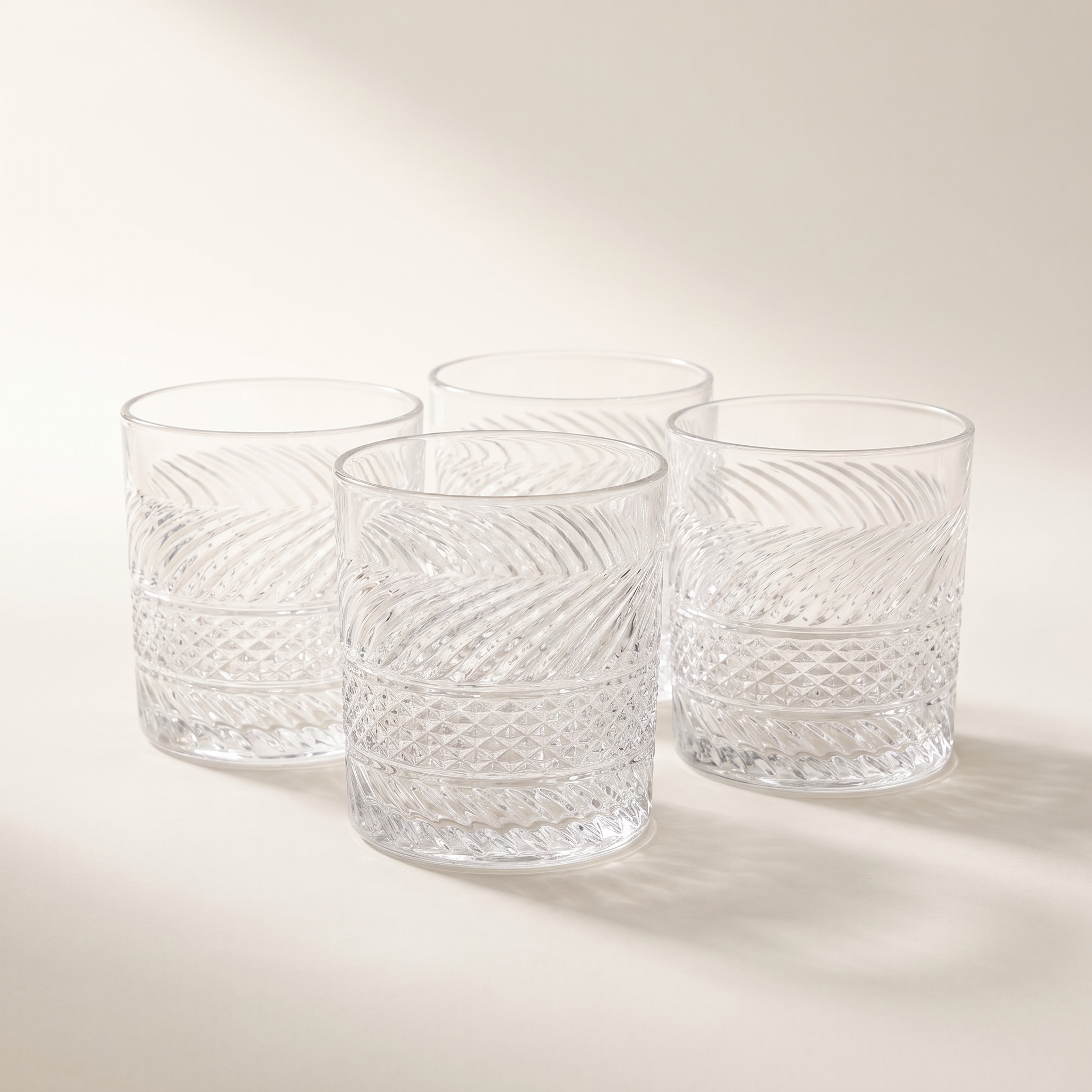Verres bas à coupe Wexford — lot de 4