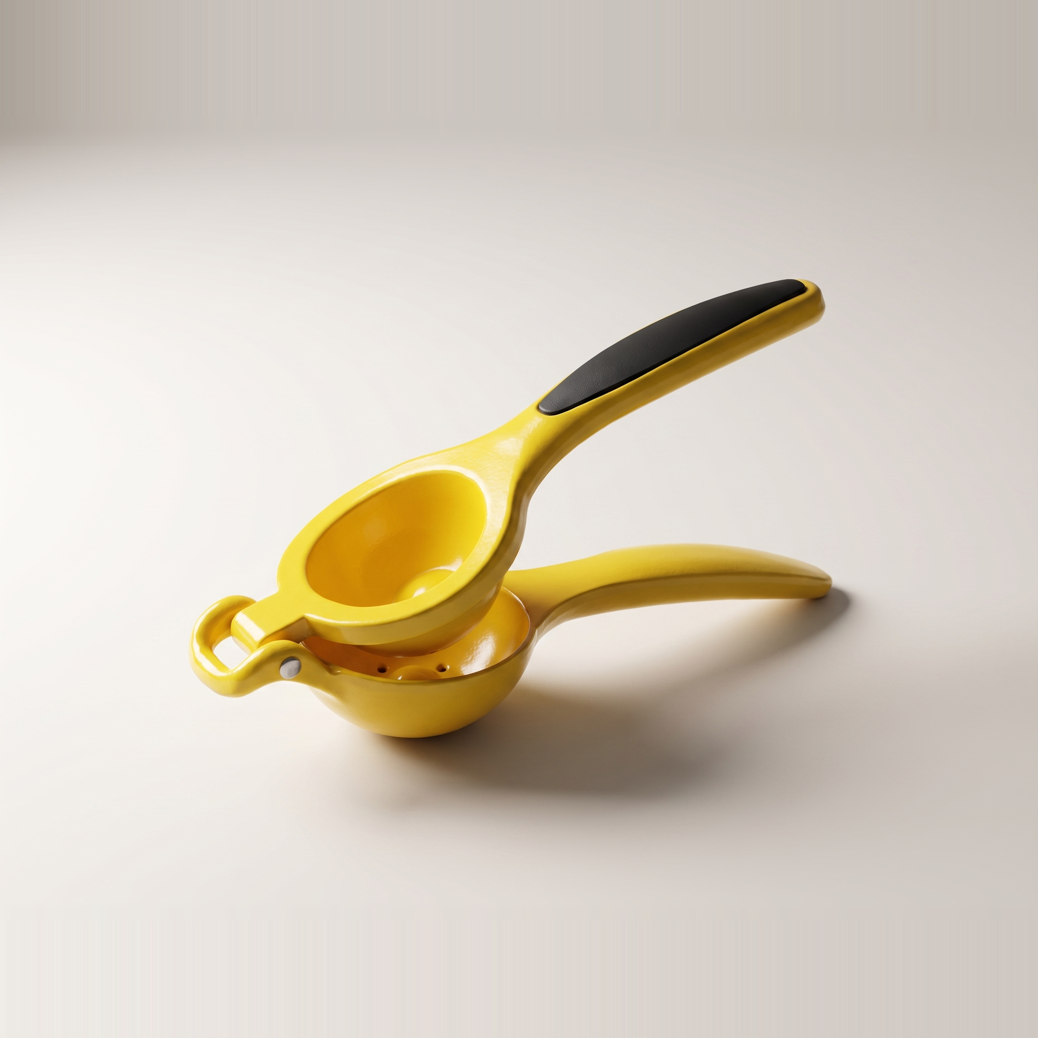 Heavy-Duty Cast Aluminum Citrus Squeezer with Grip Handle