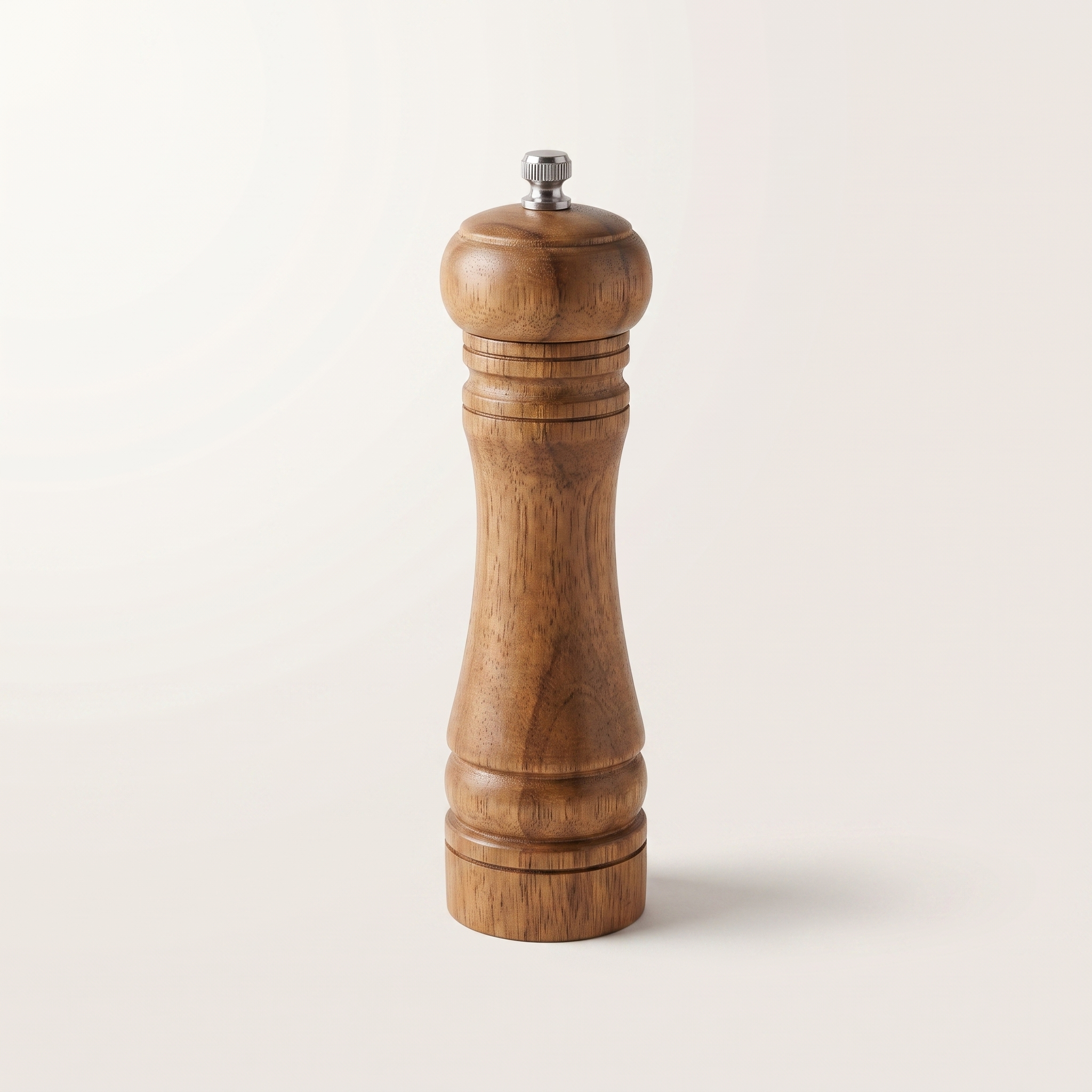 Moulin à poivre ou à sel en bois d'acacia de 20 cm