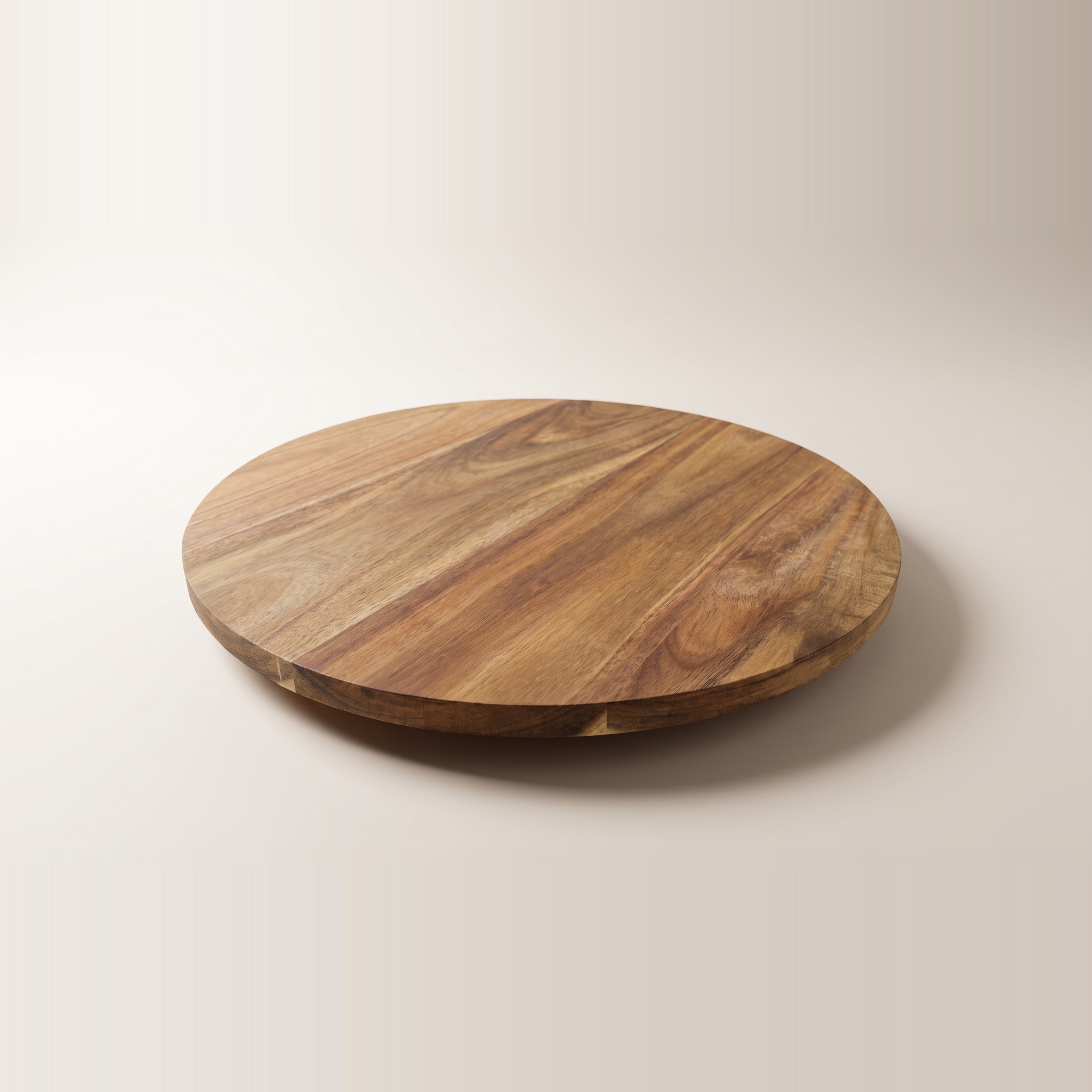 Planche de service et plateau tournant à 360° en bois d'acacia