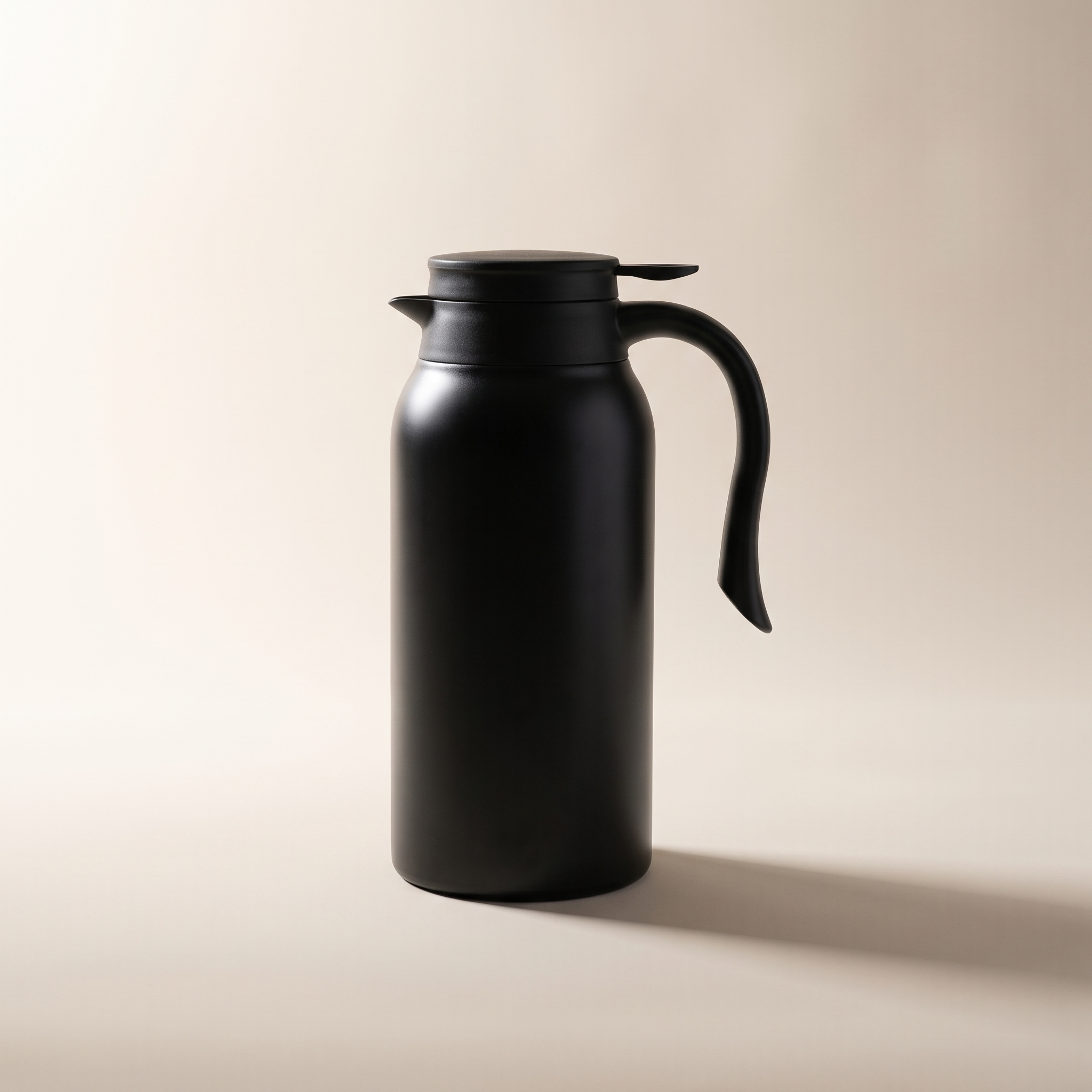 Carafe isolée à double paroi, 1,2 L, noire