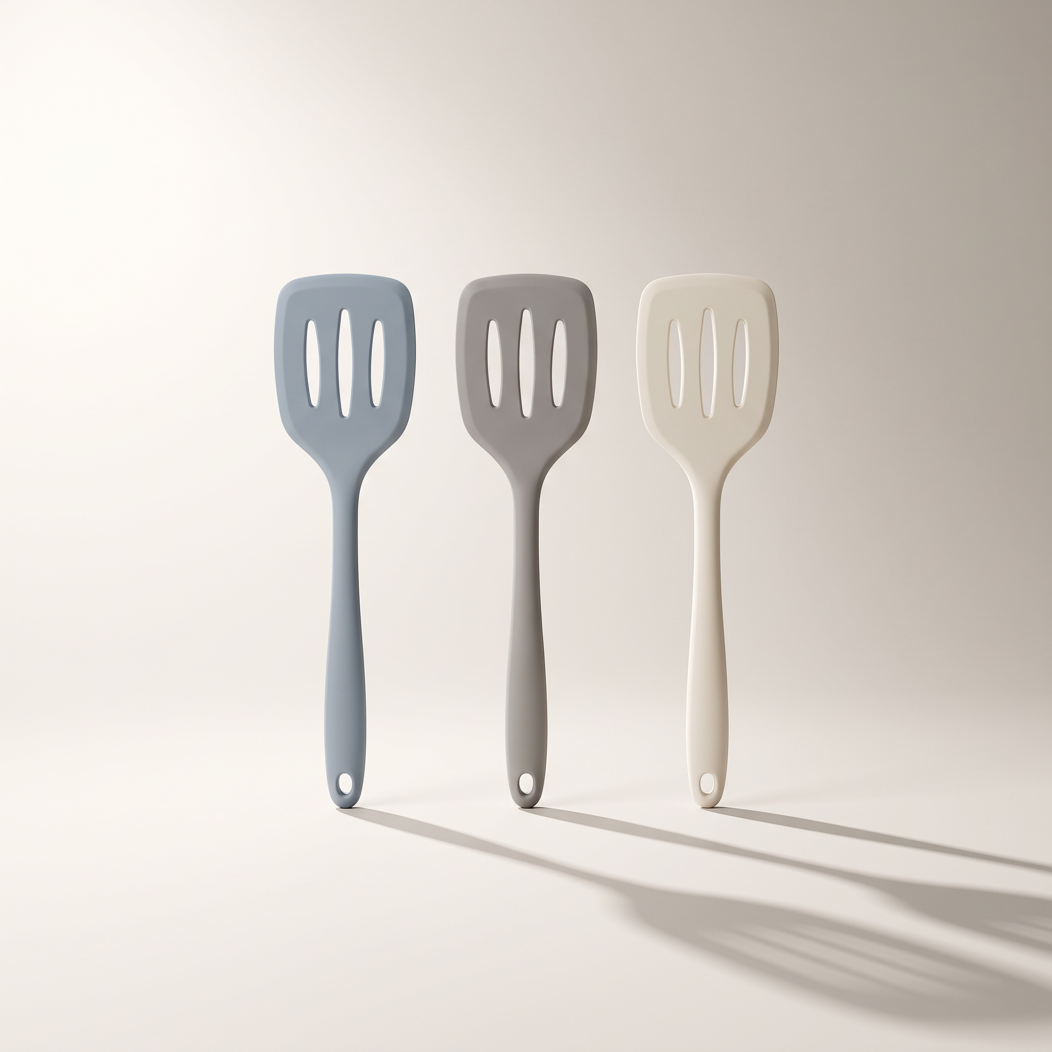 Spatule fendue en silicone